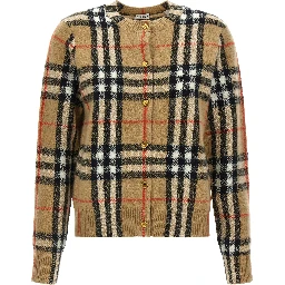 Beige Cashmere Cardigan