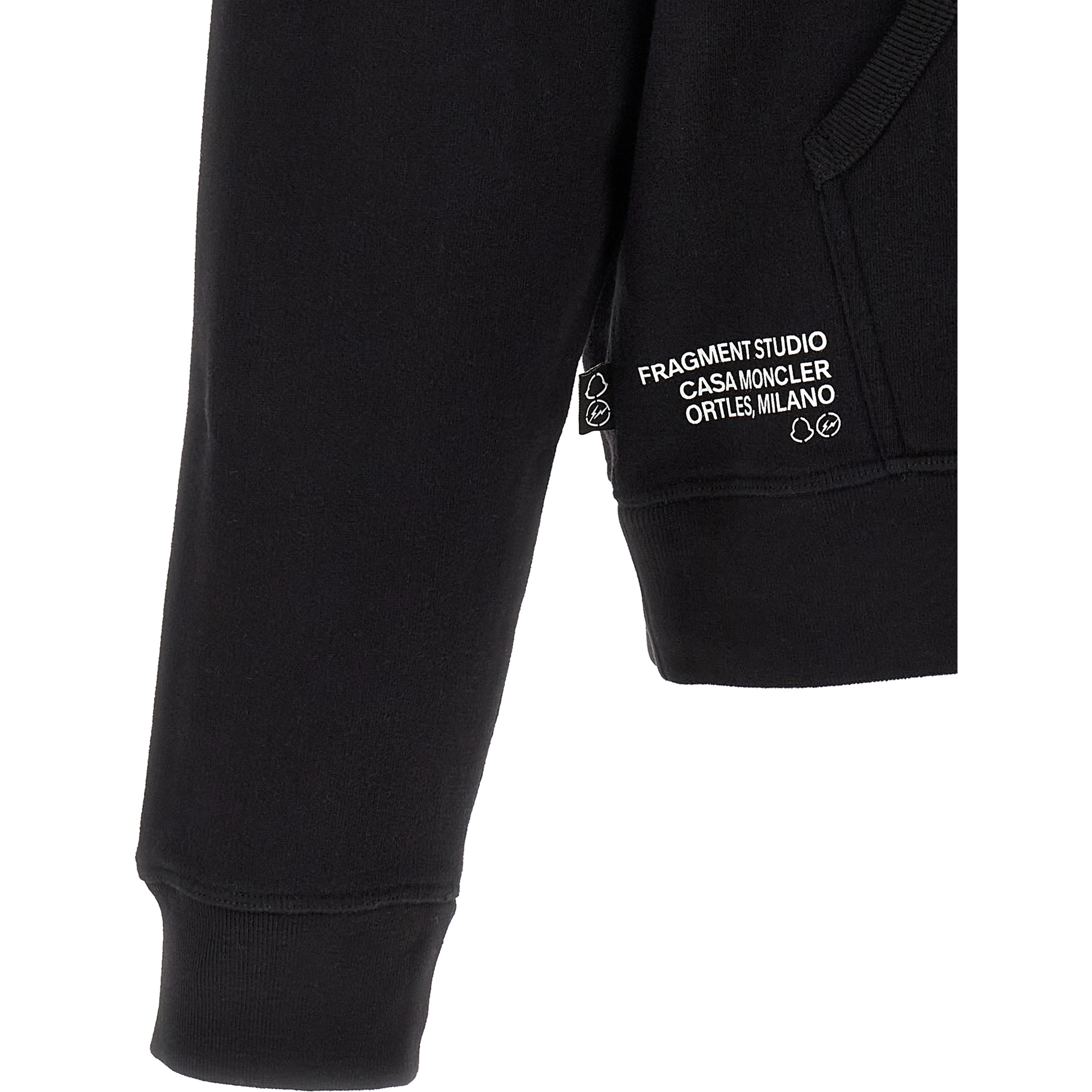 Black Cotton Sweatshirt