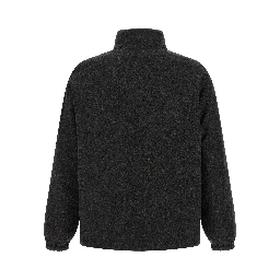 Gray Wool Full-Length Jacket