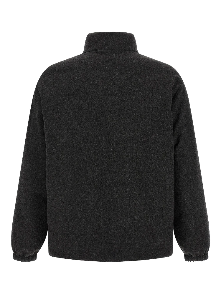 Gray Wool Full-Length Jacket alternative