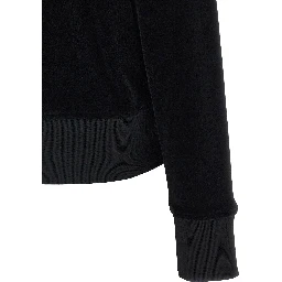 Black Cotton Sweatshirt
