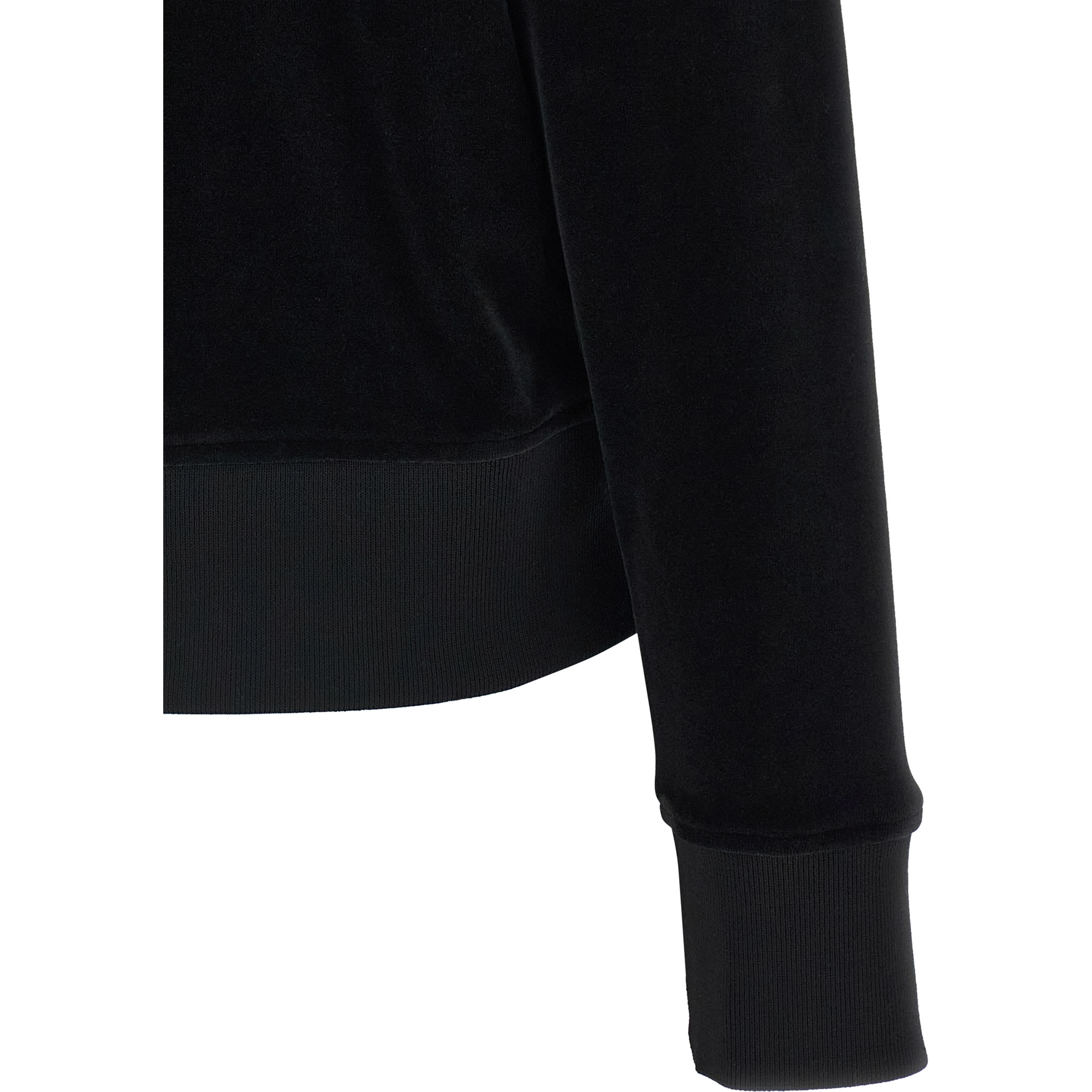 Black Cotton Sweatshirt