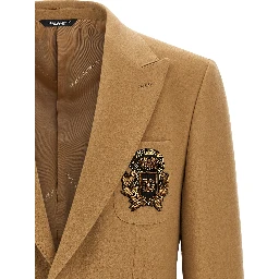 Beige Cashmere Blazer