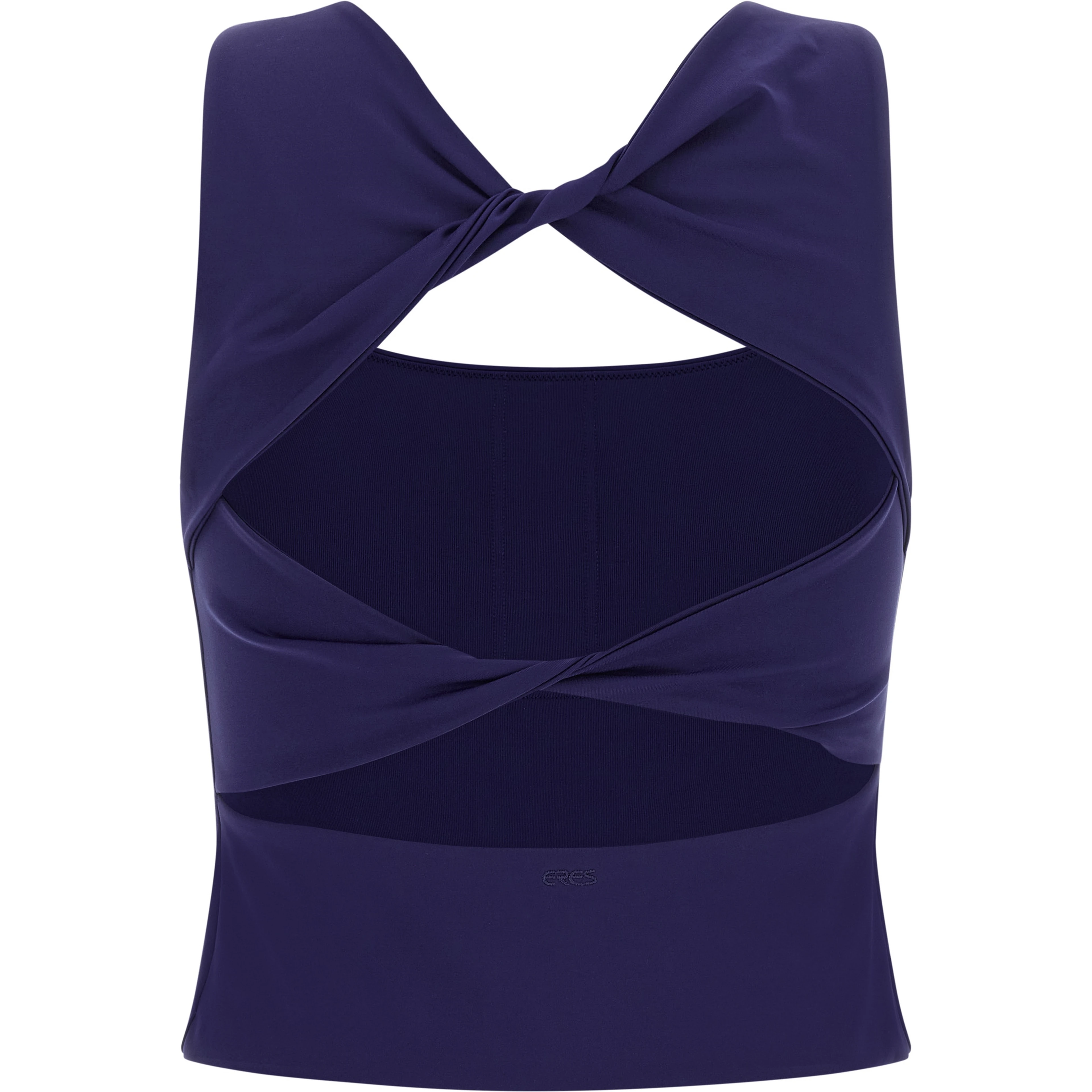 Blue Polyamide Sport Bra