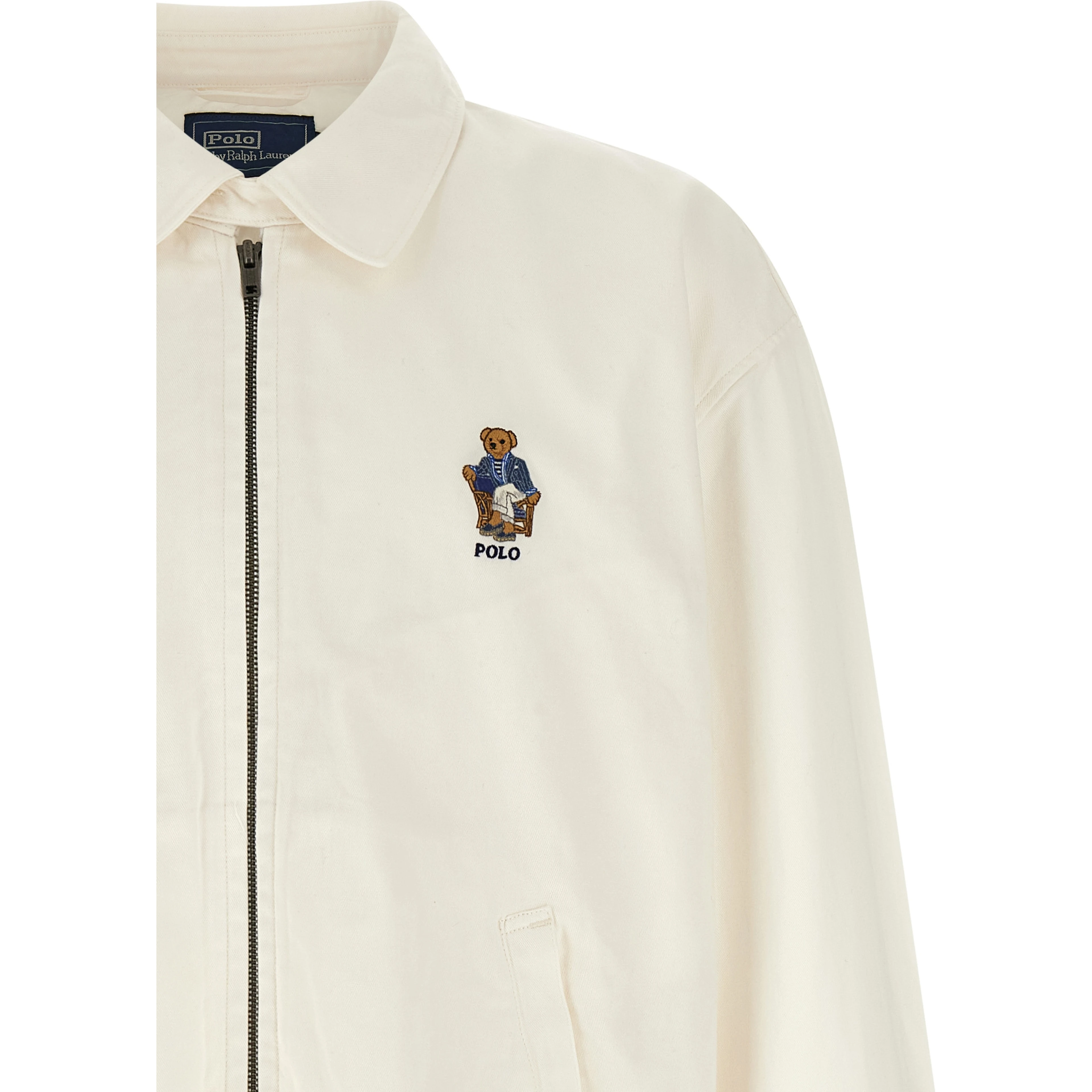 White Cotton Full-Length Jacket