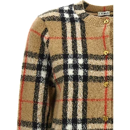 Beige Cashmere Cardigan