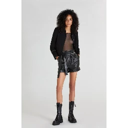 Black Polyethylene Shorts