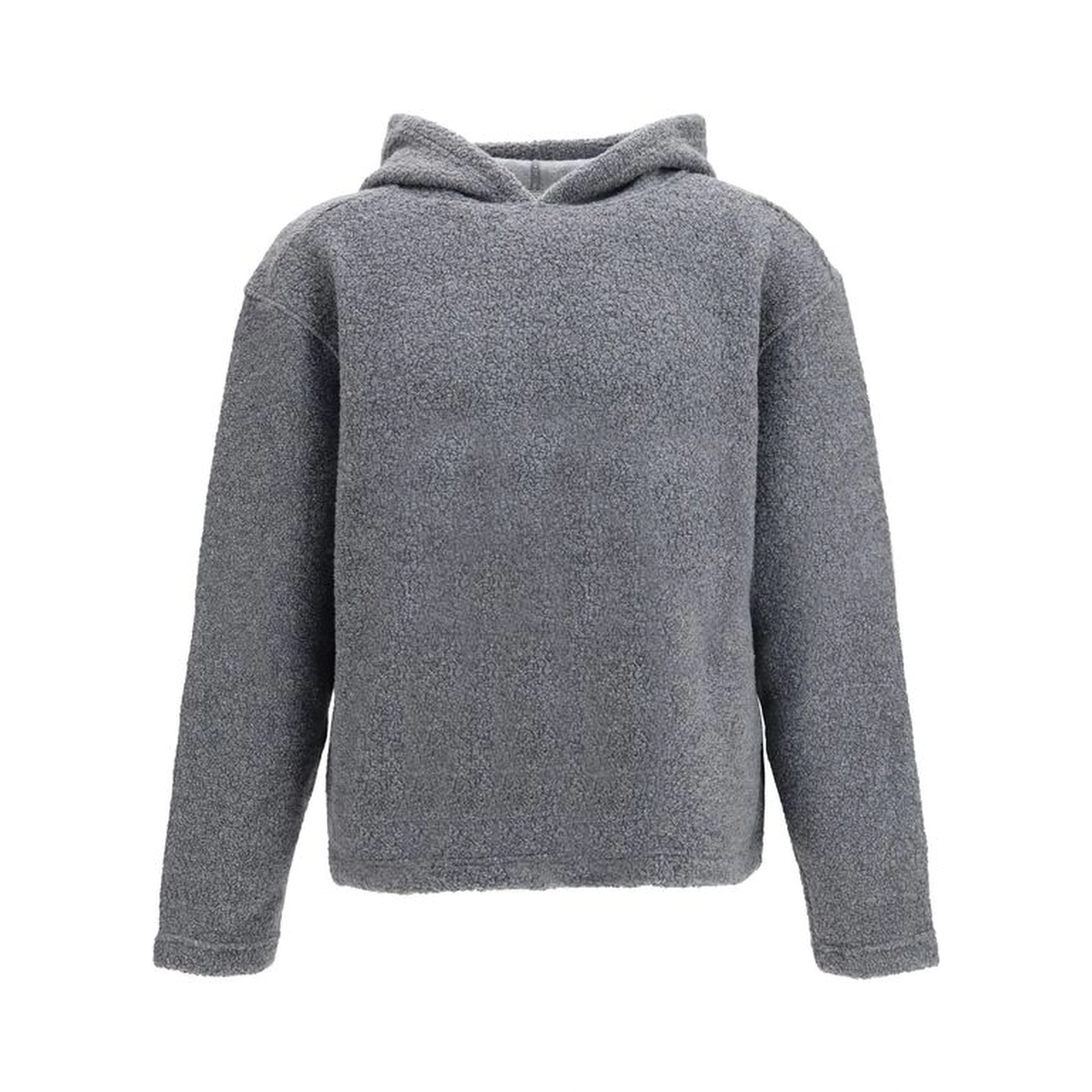 Gray Wool Oves Aries Hoodie