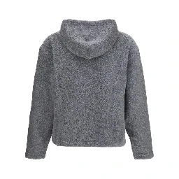 Gray Wool Oves Aries Hoodie