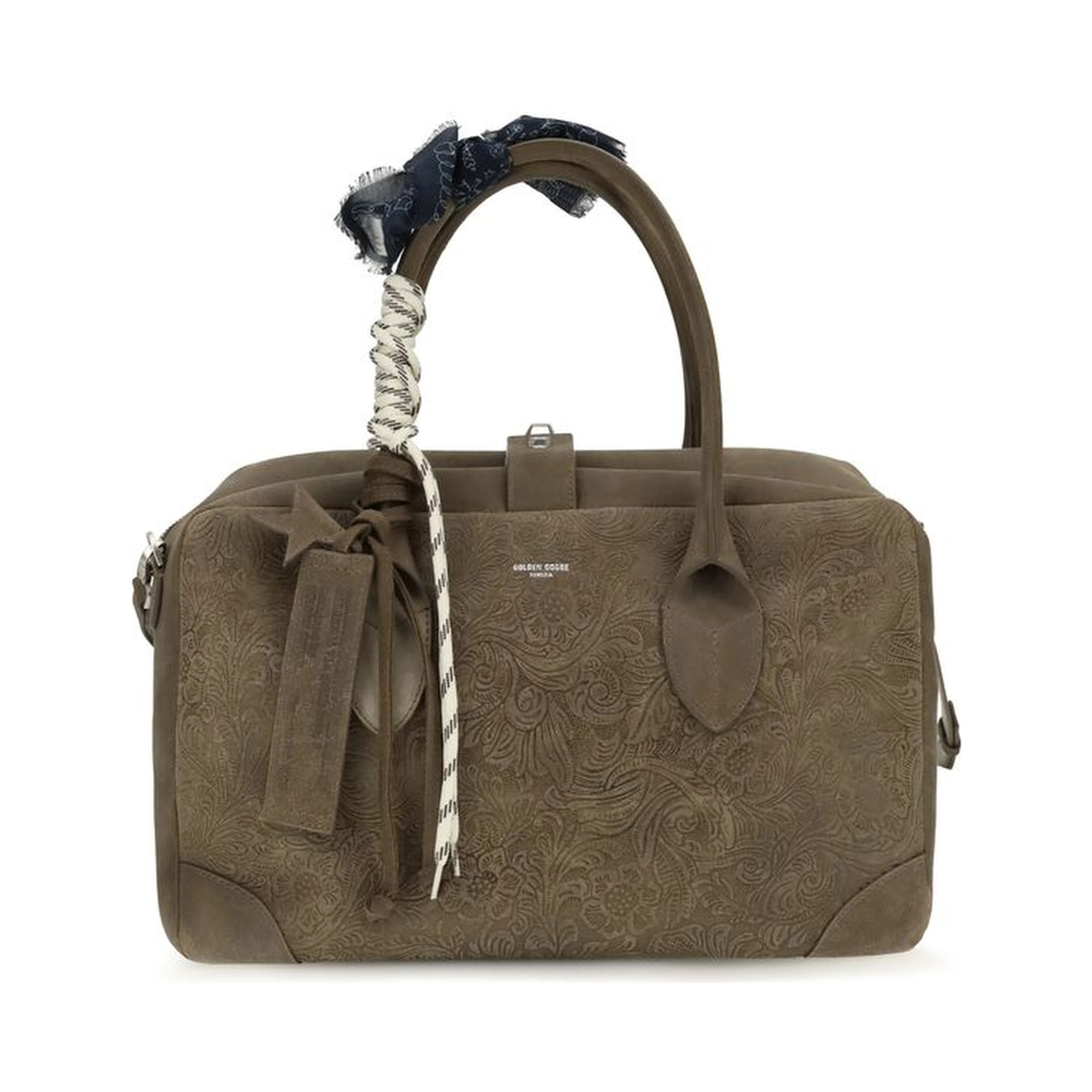 Brown Calf Leather Bos Taurus Handbag