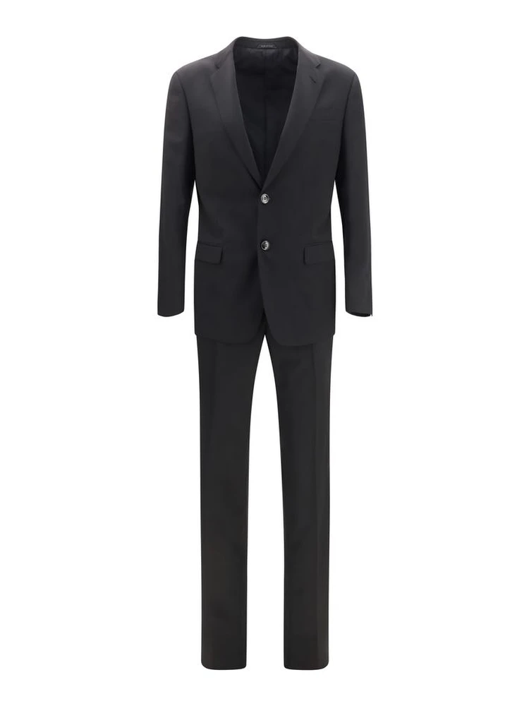 Black Wool Oves Aries Two-Piece Suit