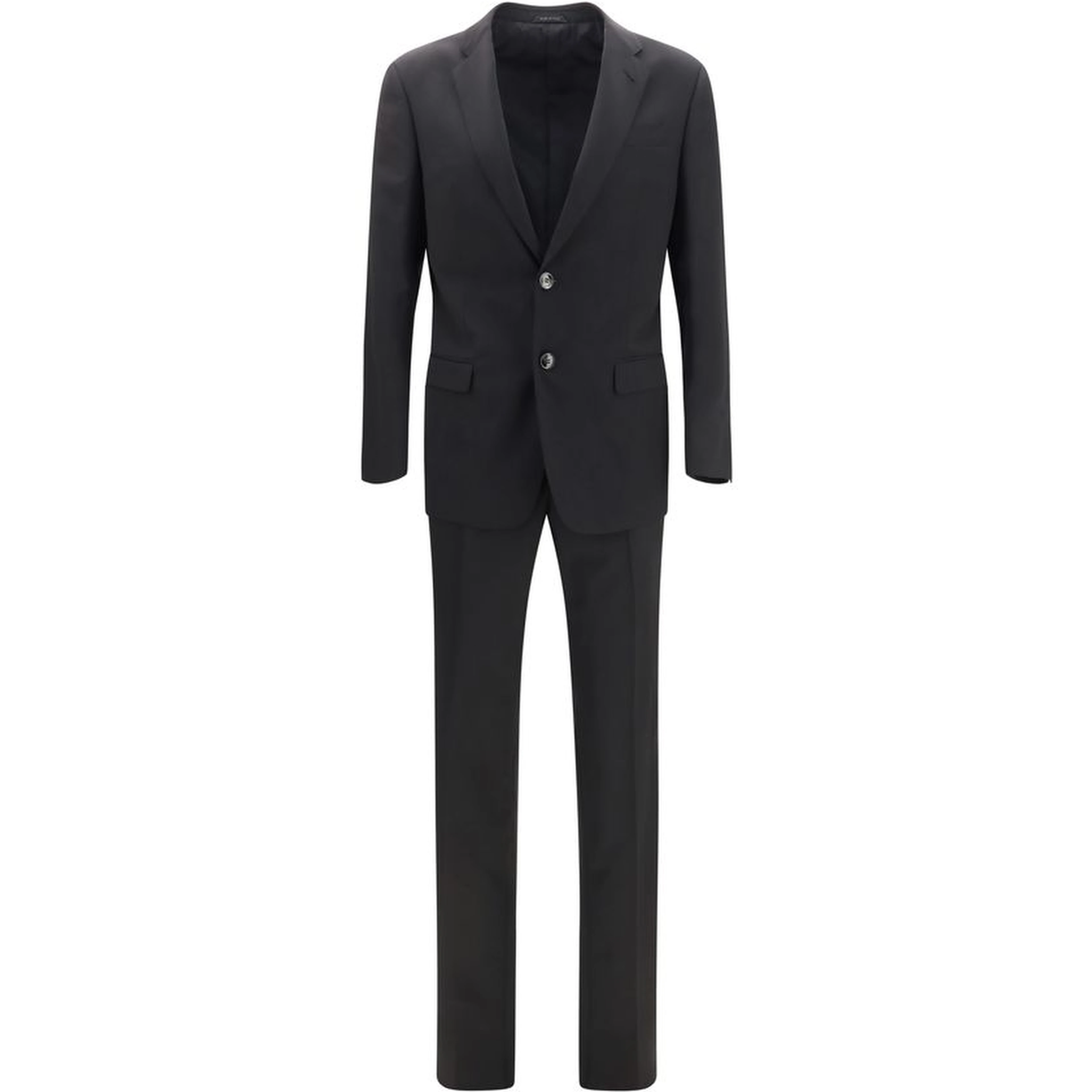 Black Wool Oves Aries Two-Piece Suit