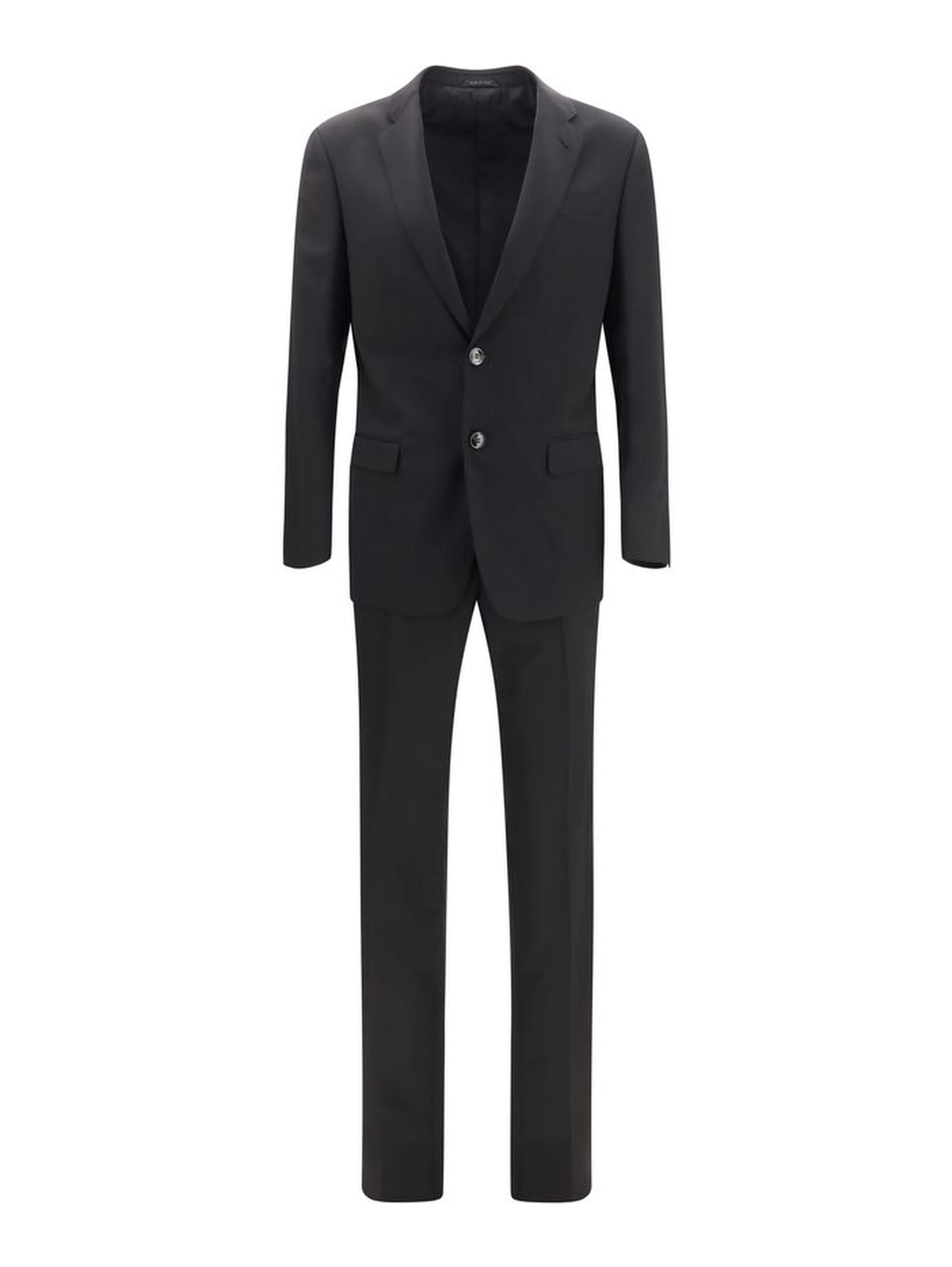 Black Wool Oves Aries Two-Piece Suit