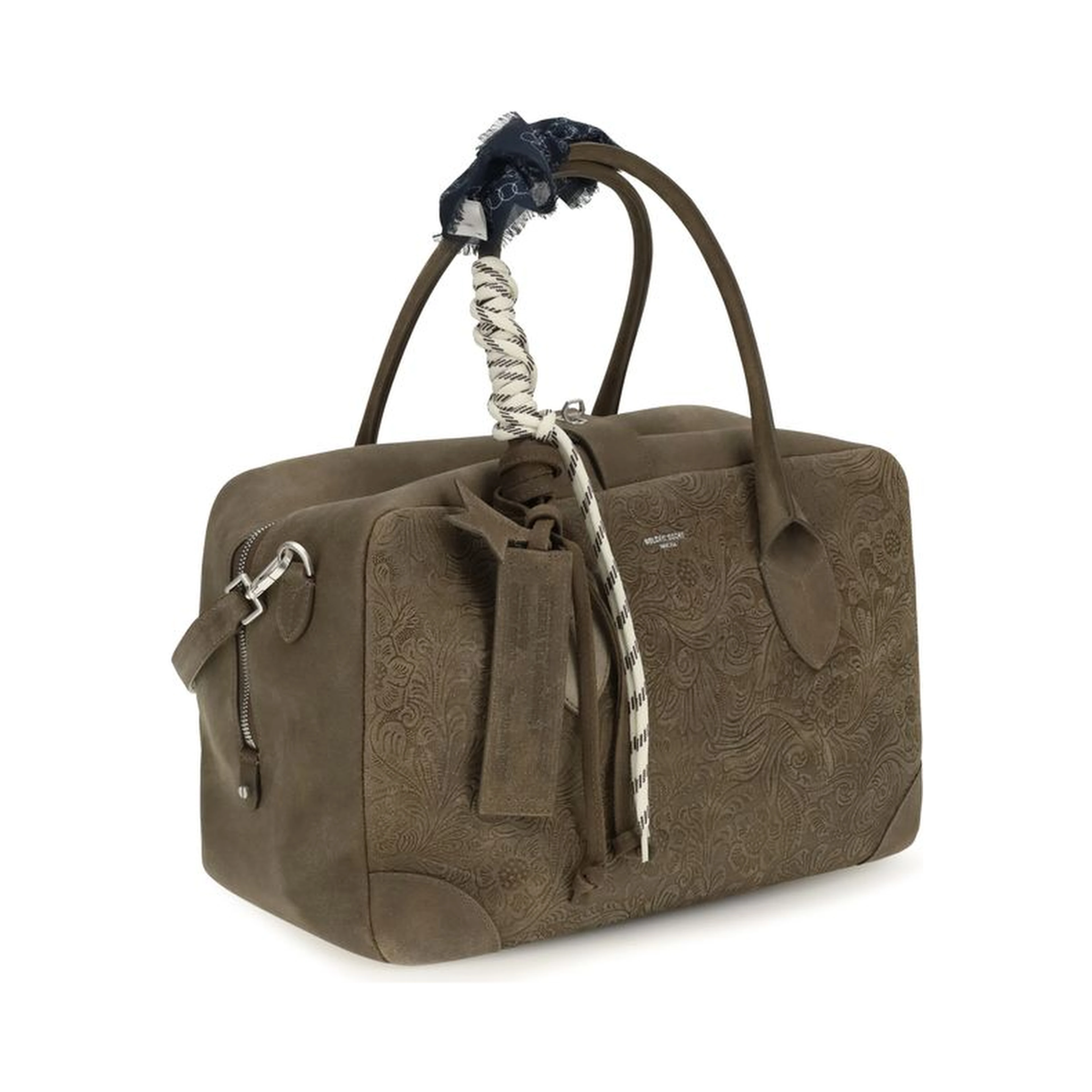 Brown Calf Leather Bos Taurus Handbag