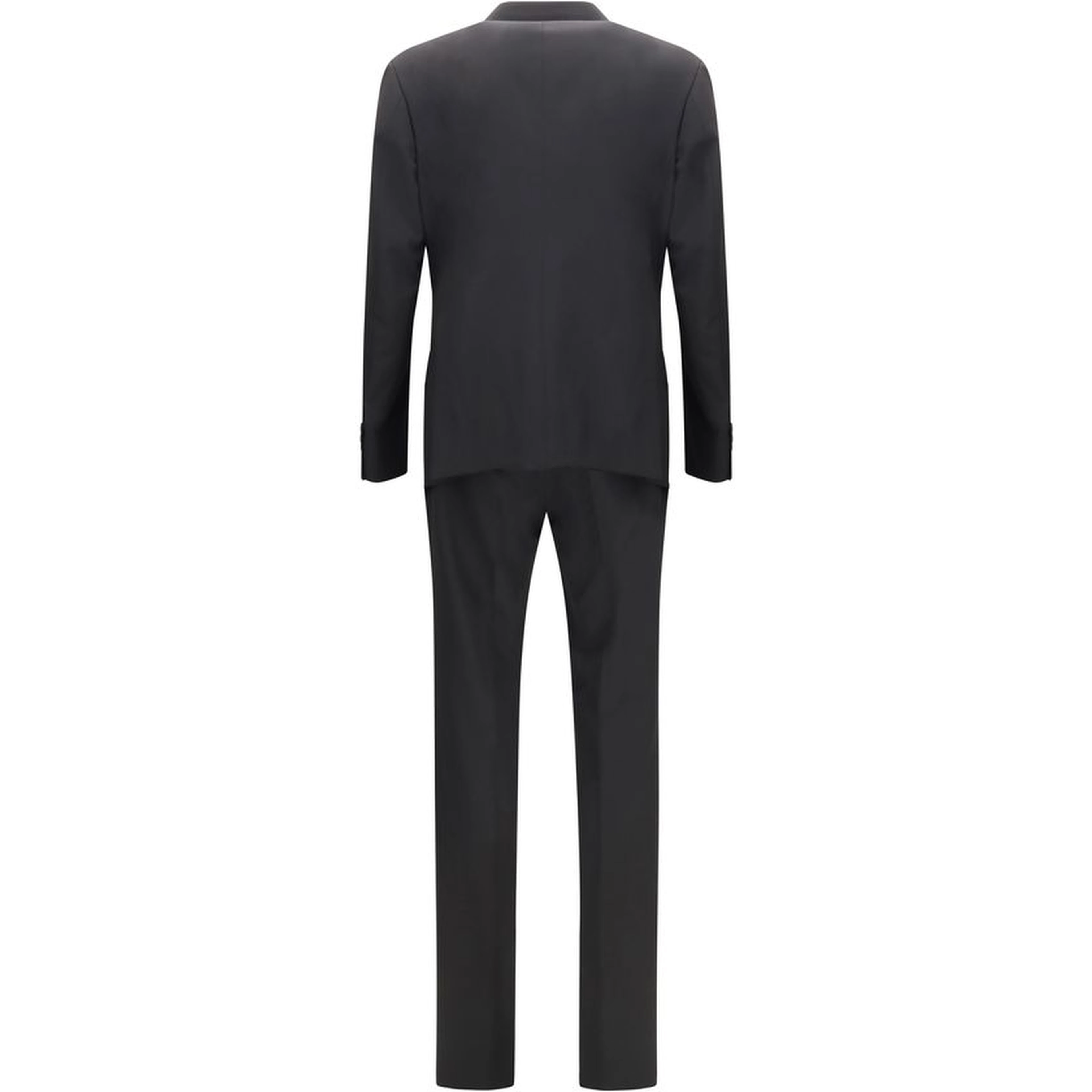 Black Wool Oves Aries Two-Piece Suit