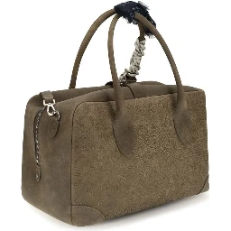 Brown Calf Leather Bos Taurus Handbag