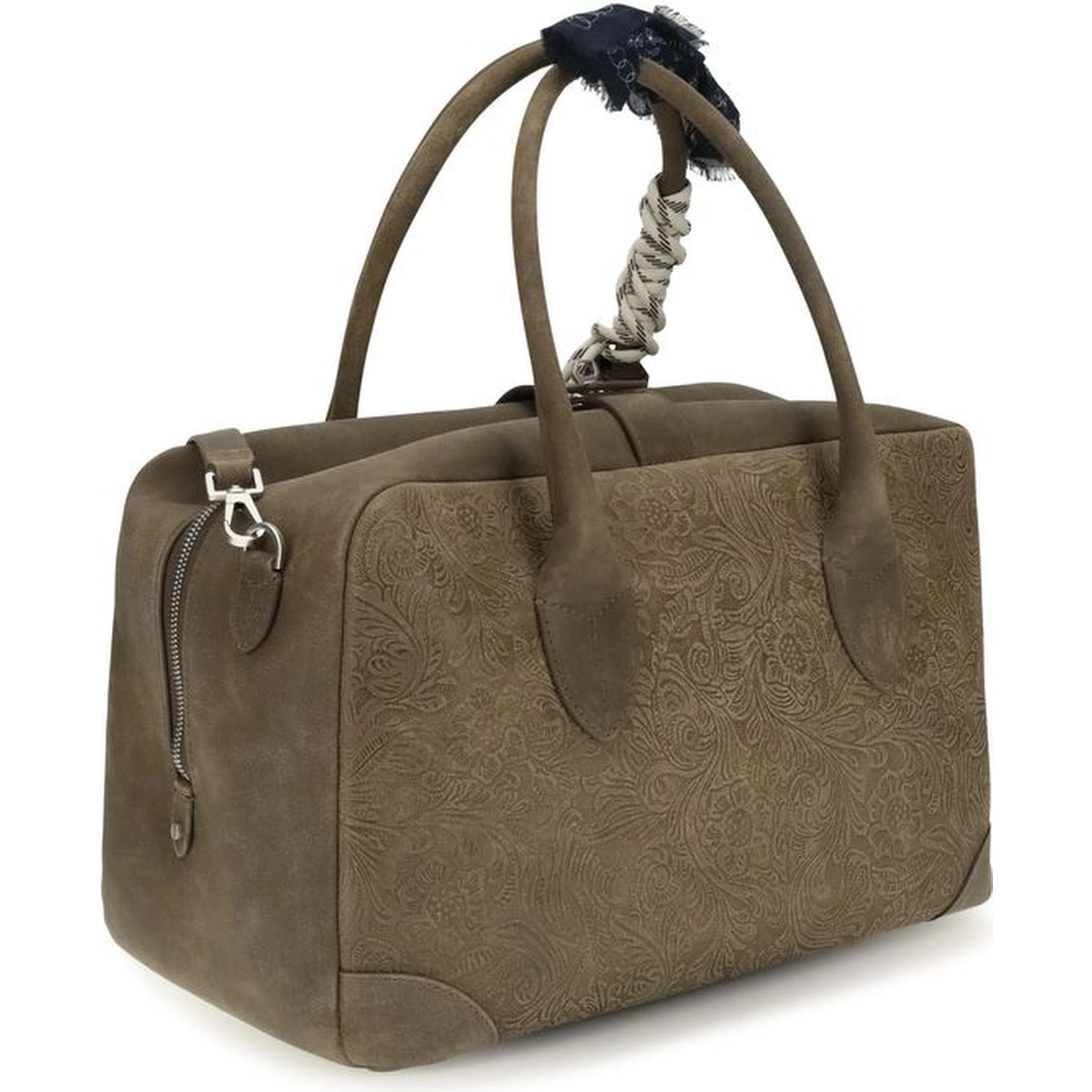 Brown Calf Leather Bos Taurus Handbag