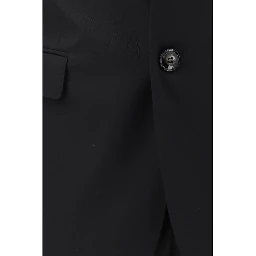Black Wool Oves Aries Two-Piece Suit
