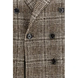 Brown Wool Oves Aries Blazer