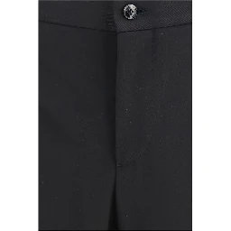 Black Wool Oves Aries Two-Piece Suit