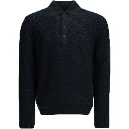 Cashmere polo sweater