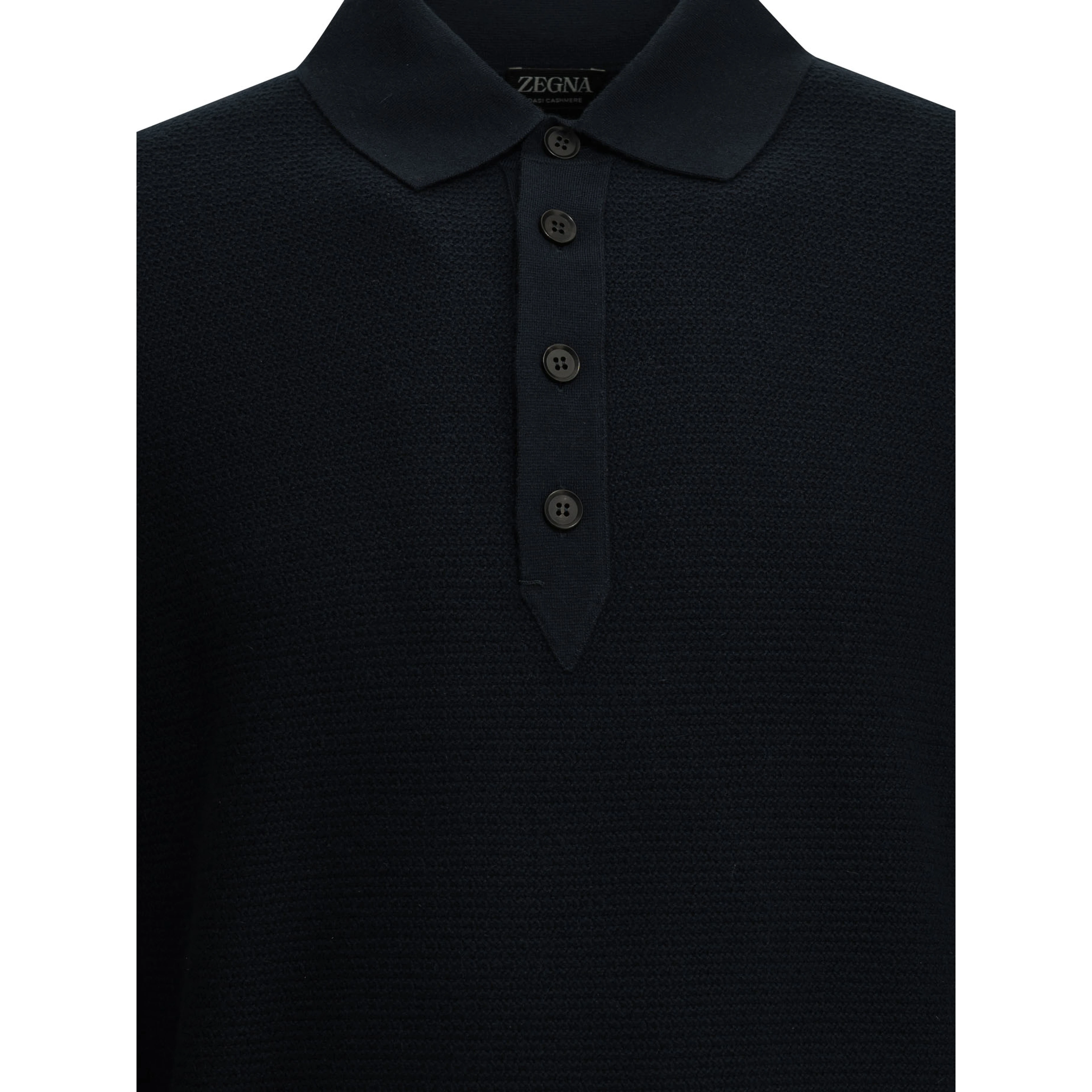 Cashmere polo sweater