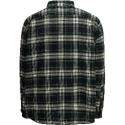 Classic-fit casual plaid shirt