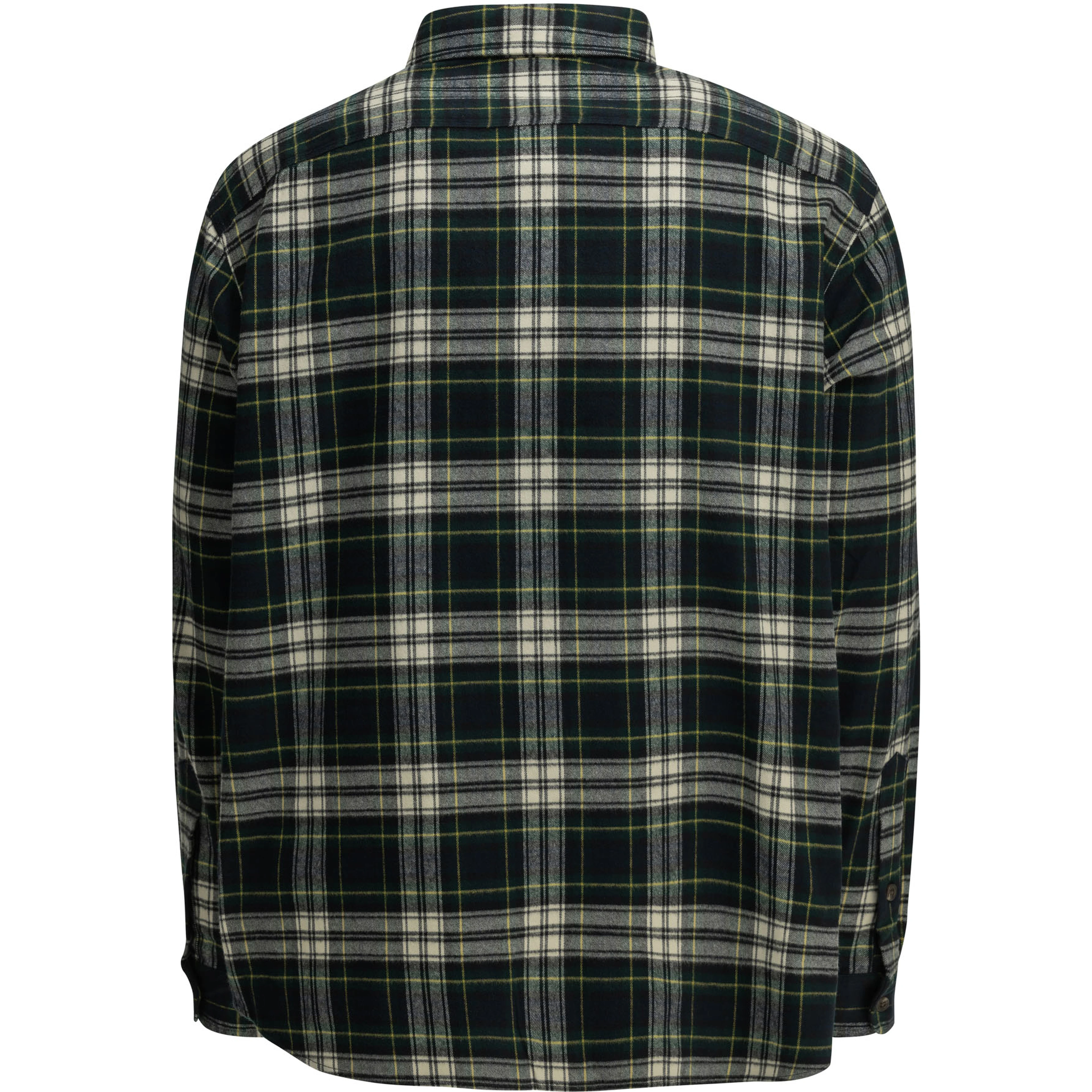 Classic-fit casual plaid shirt