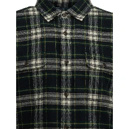 Classic-fit casual plaid shirt
