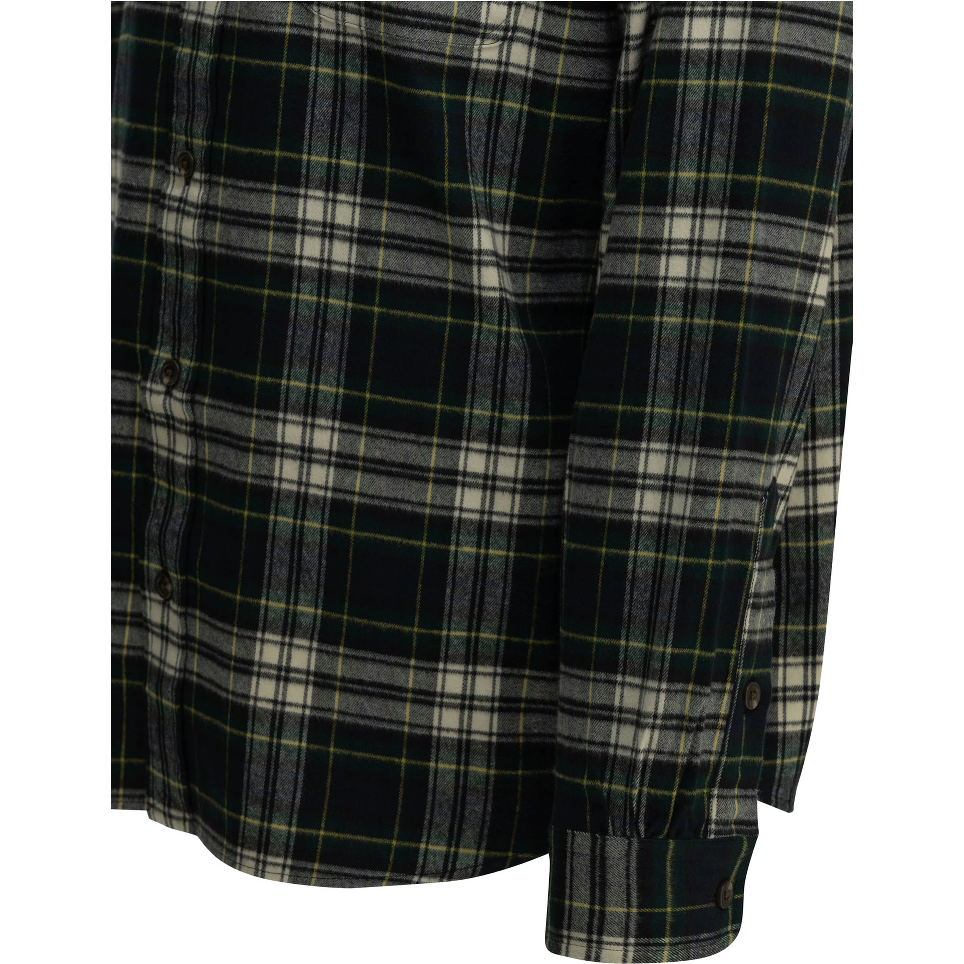 Classic-fit casual plaid shirt