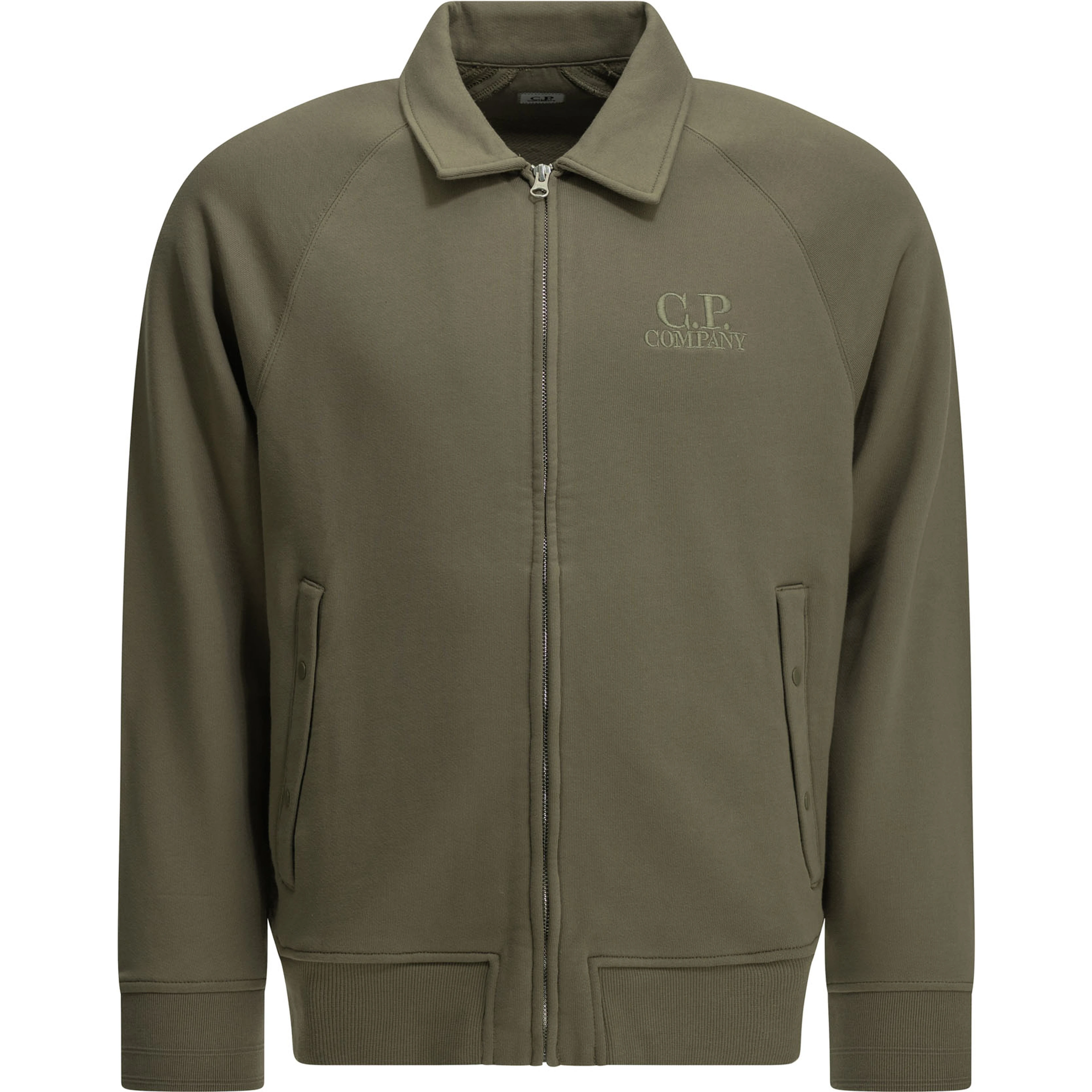 Zip-up Sweatshirt with Logo