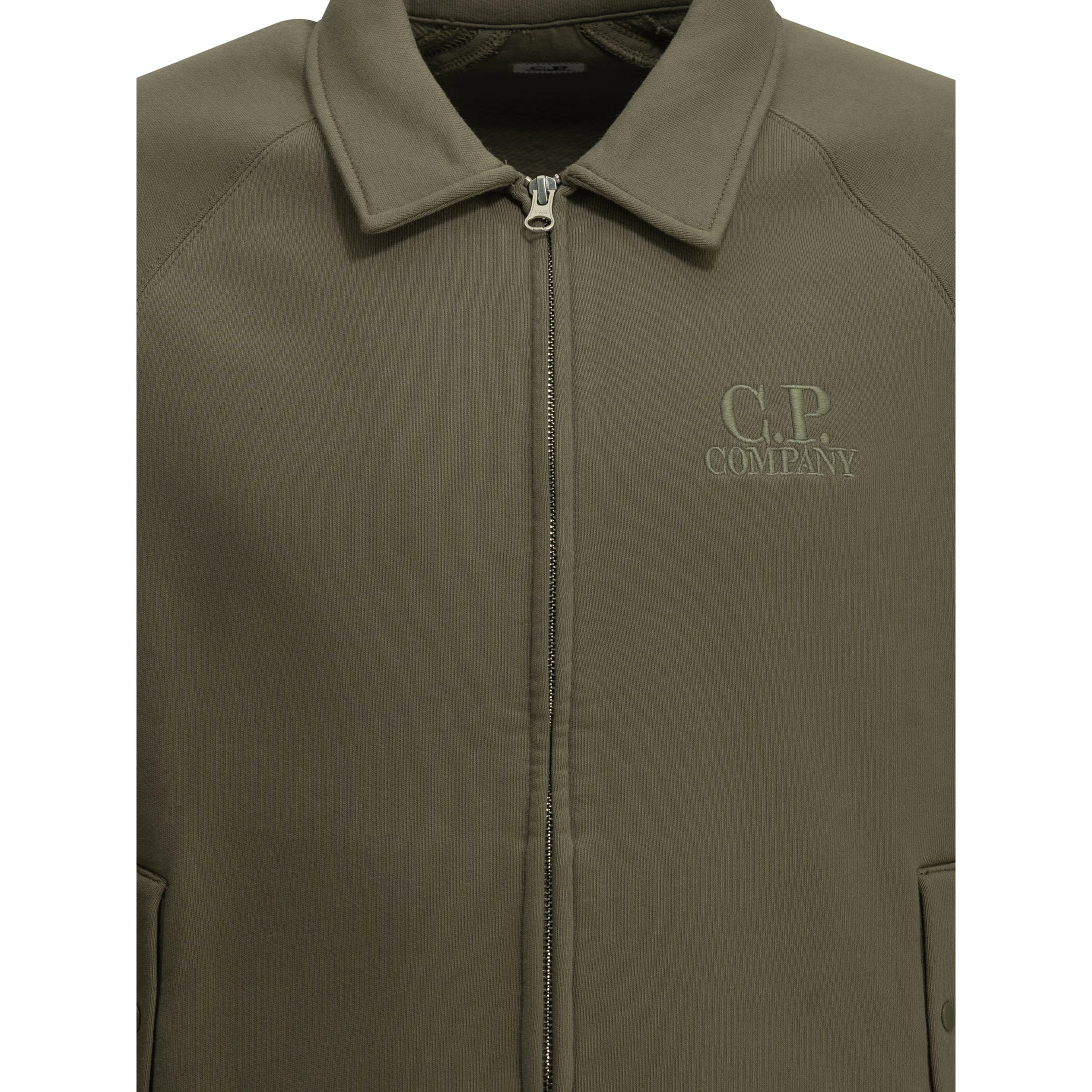 Zip-up Sweatshirt with Logo