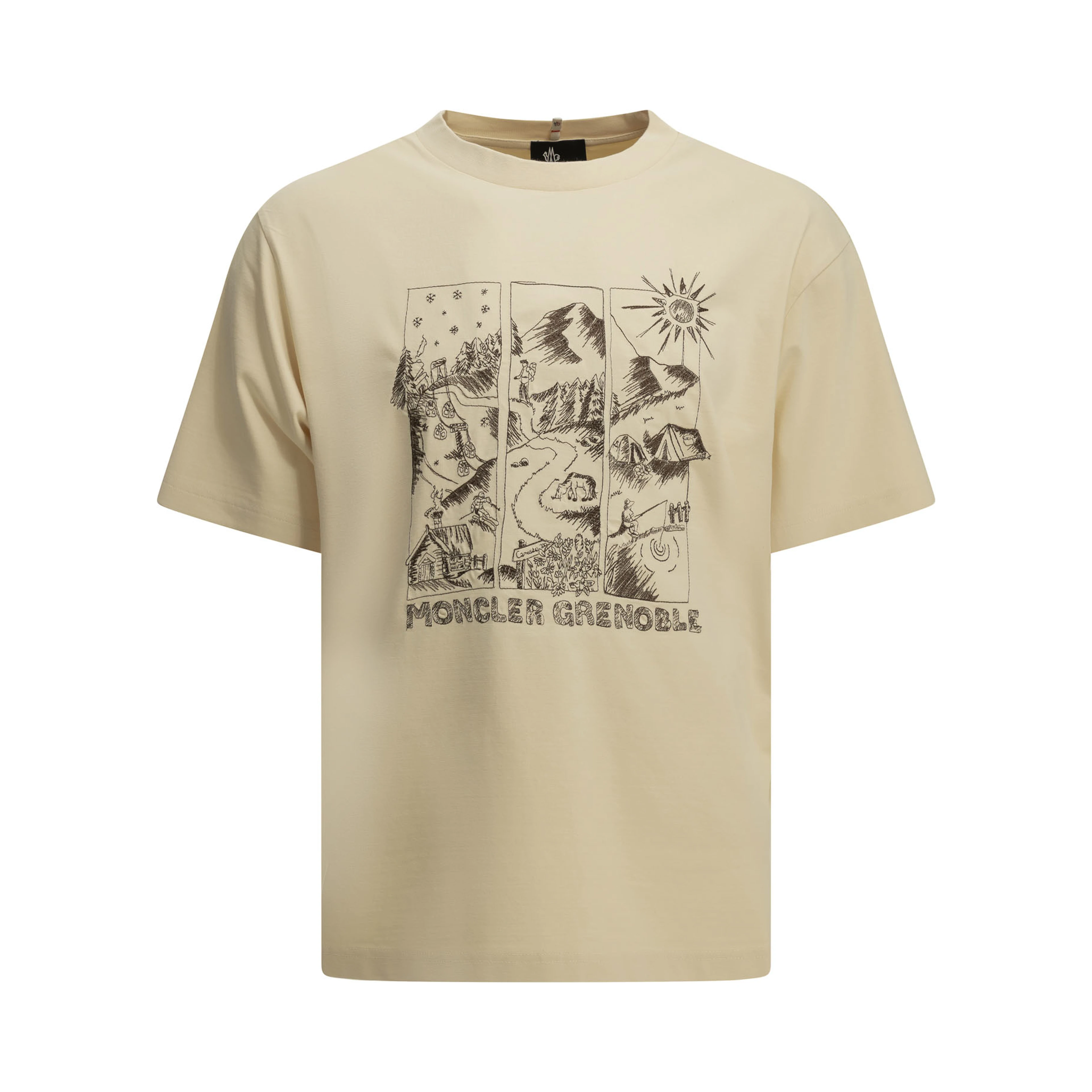 "Mountain Landscape" Crew-Neck T-Shirt