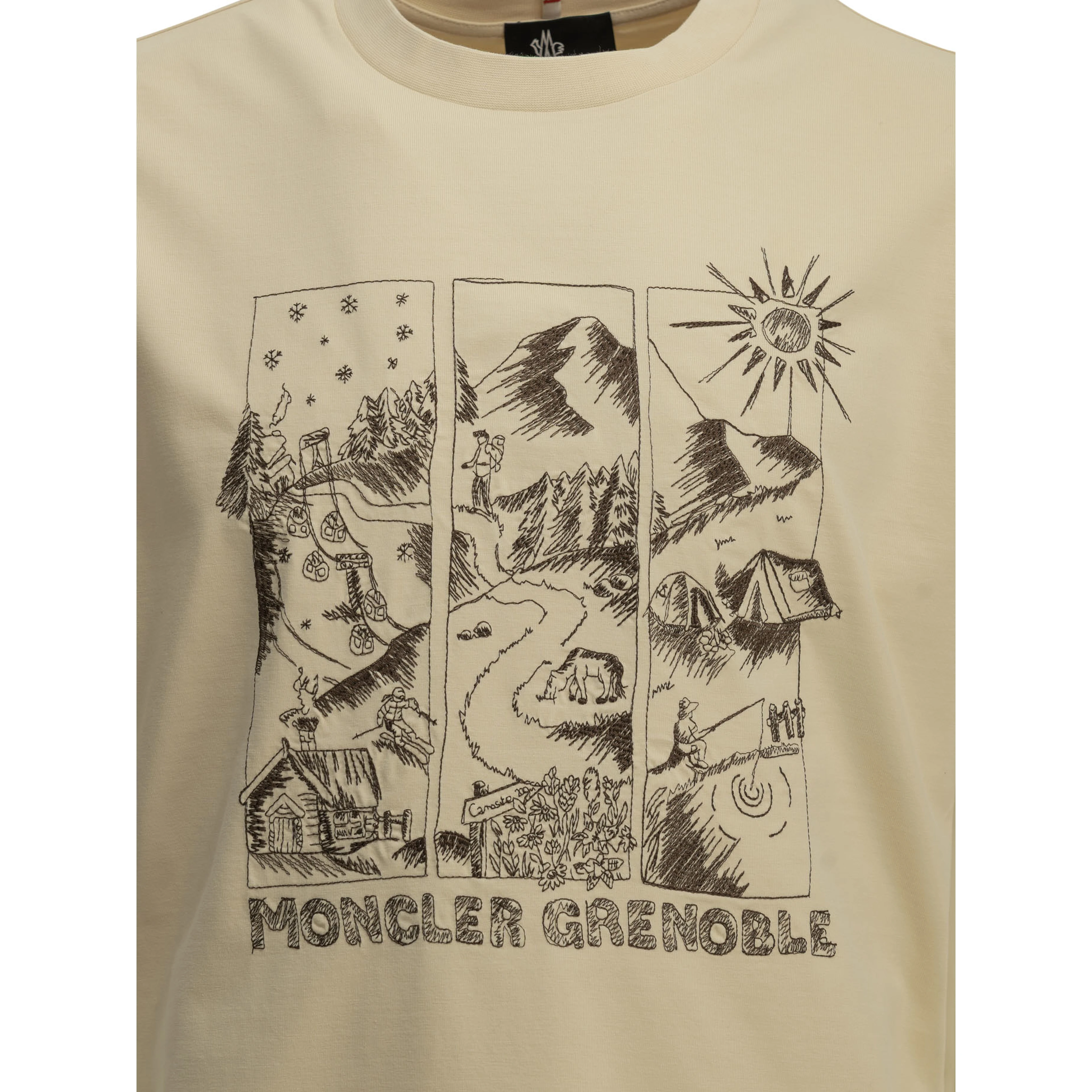 "Mountain Landscape" Crew-Neck T-Shirt
