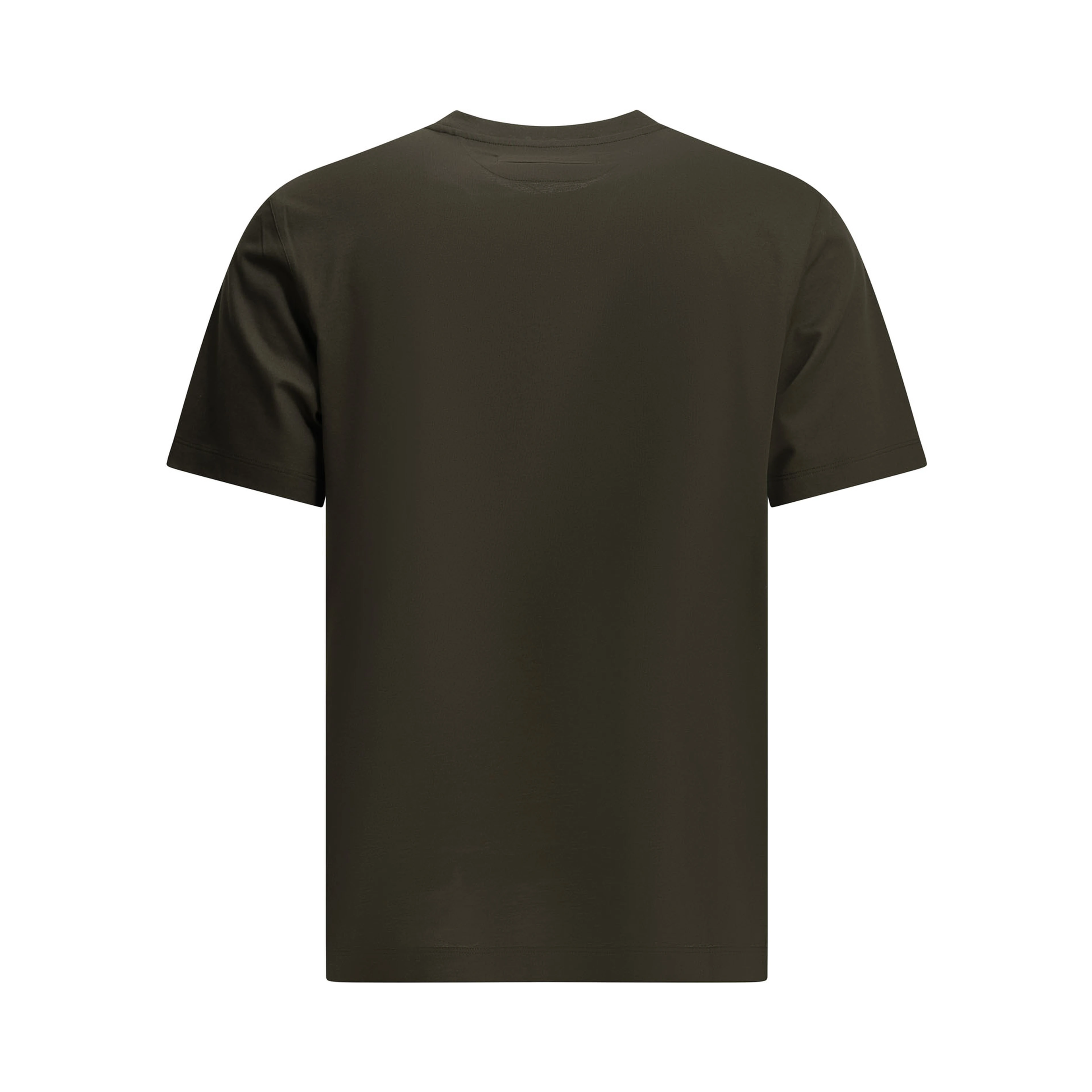 Pure cotton crew-neck T-shirt