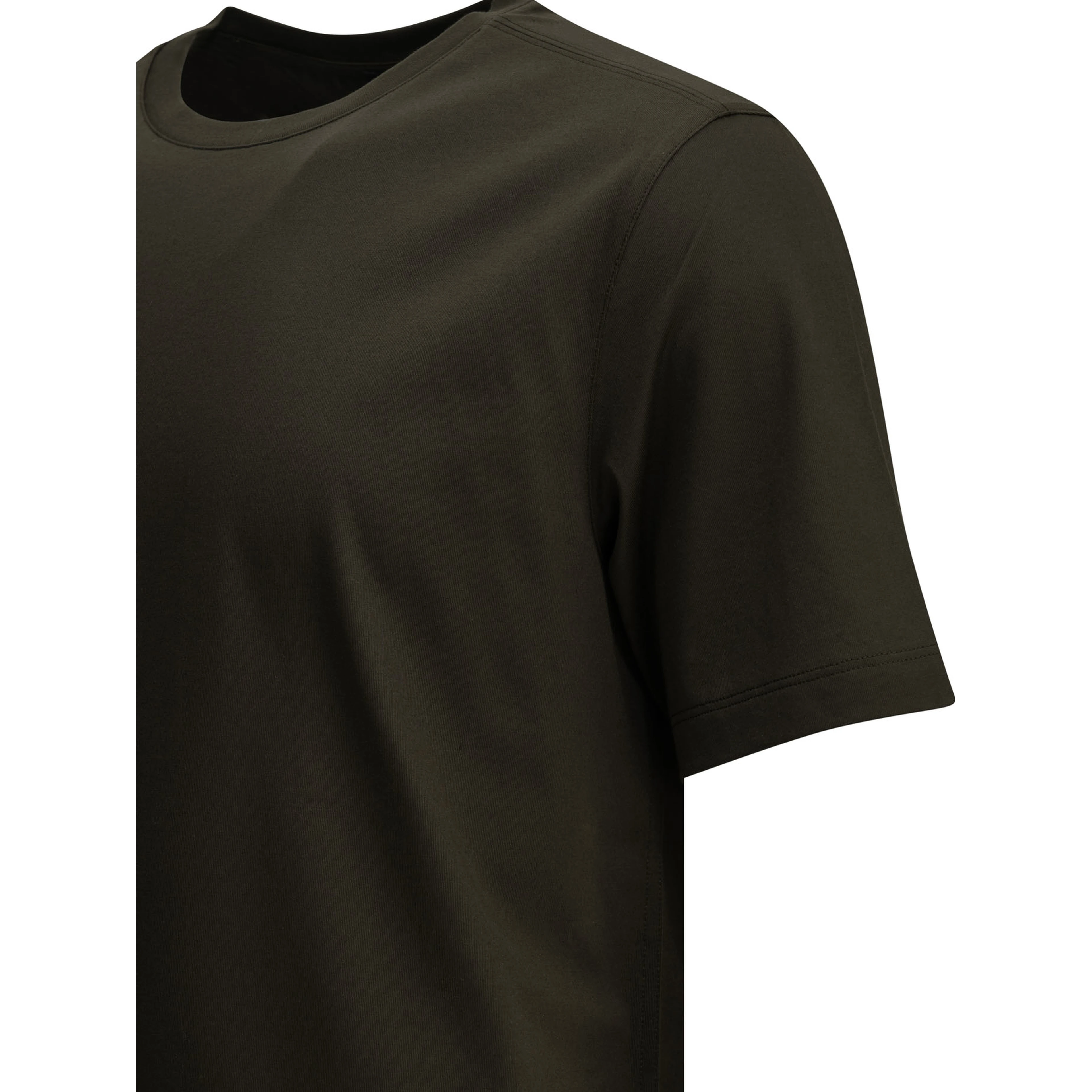 Pure cotton crew-neck T-shirt