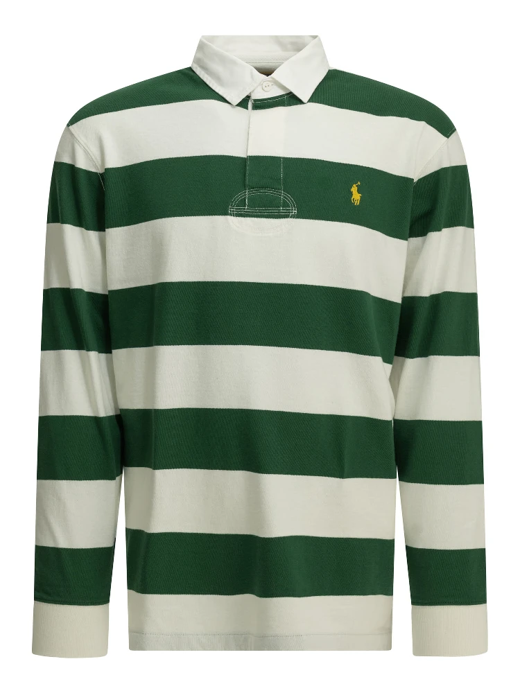 "Rubgy" Button-Down Polo Shirt