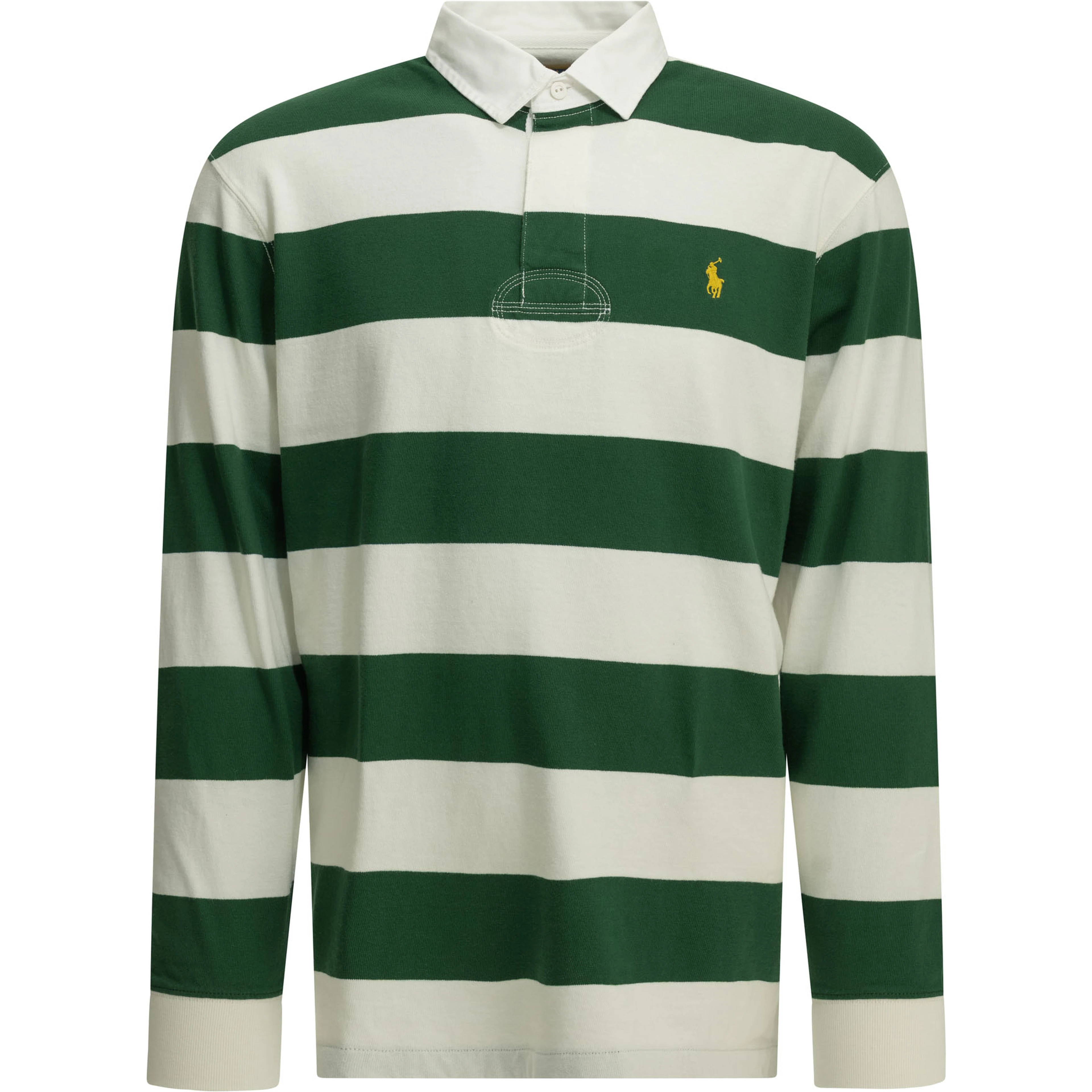 "Rubgy" Button-Down Polo Shirt