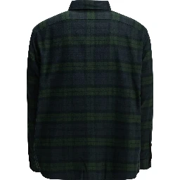 Classic-fit casual plaid shirt