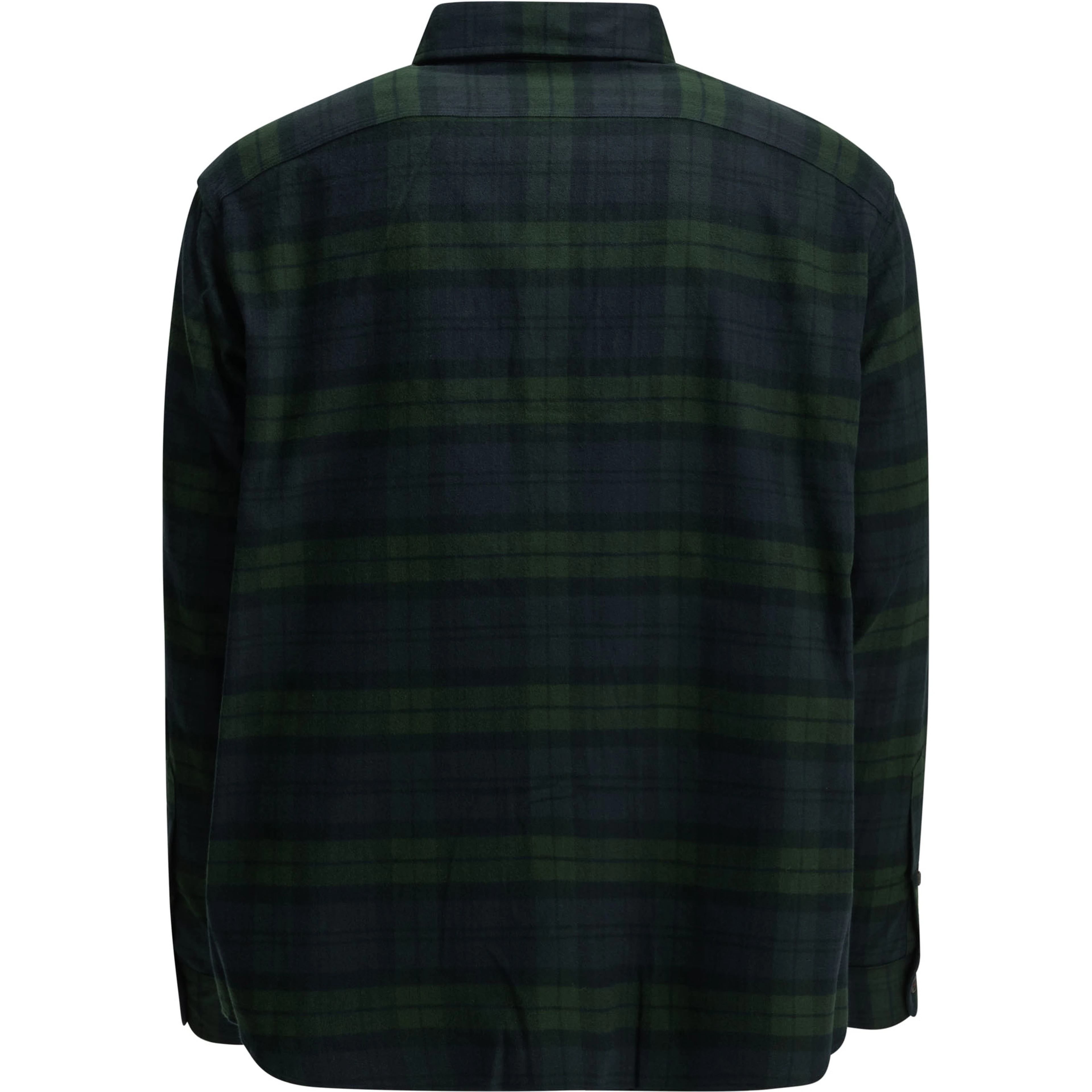 Classic-fit casual plaid shirt