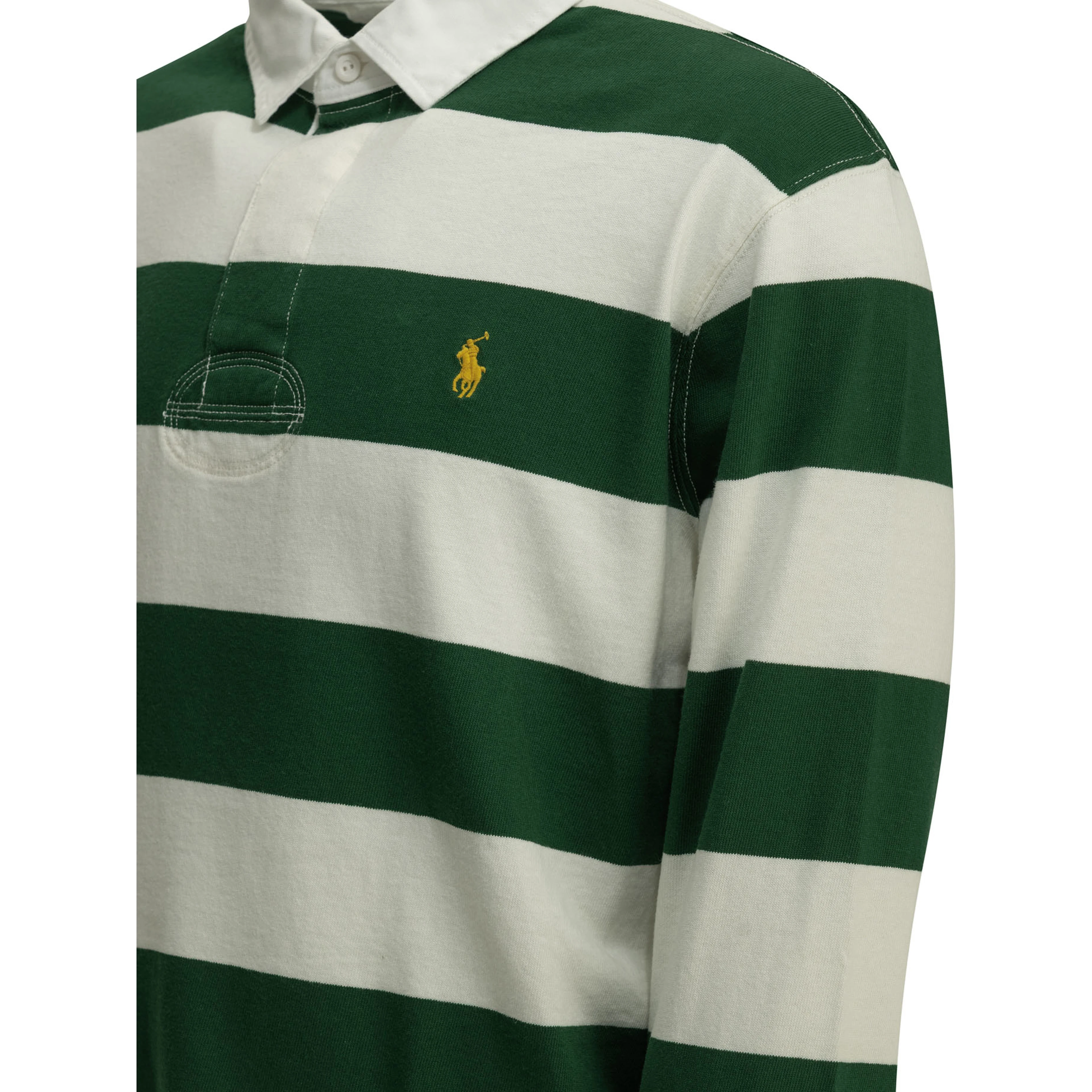 "Rubgy" Button-Down Polo Shirt