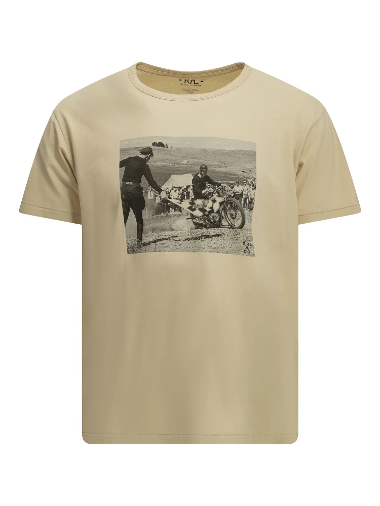 Printed crew-neck T-shirt