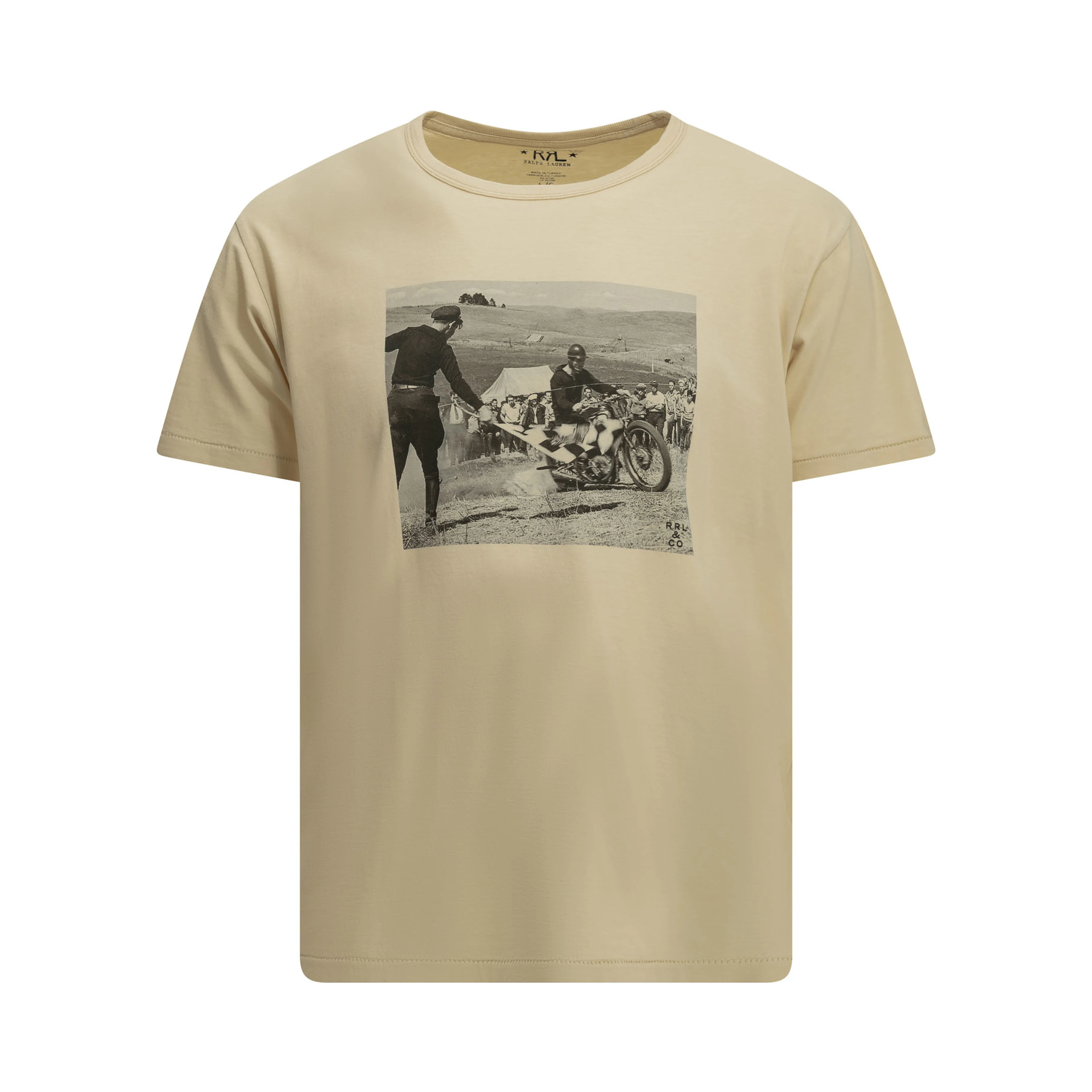 Printed crew-neck T-shirt