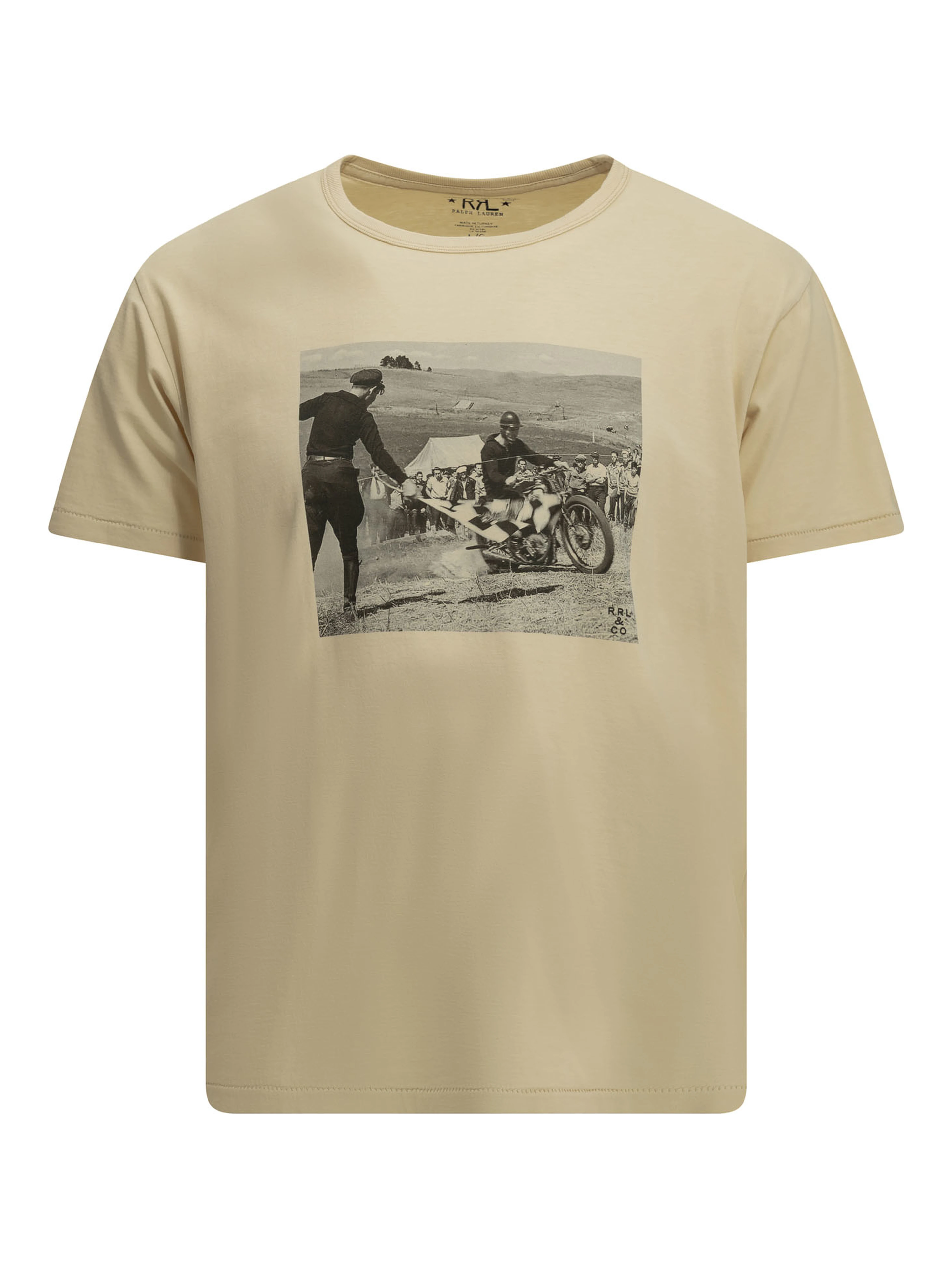 Printed crew-neck T-shirt