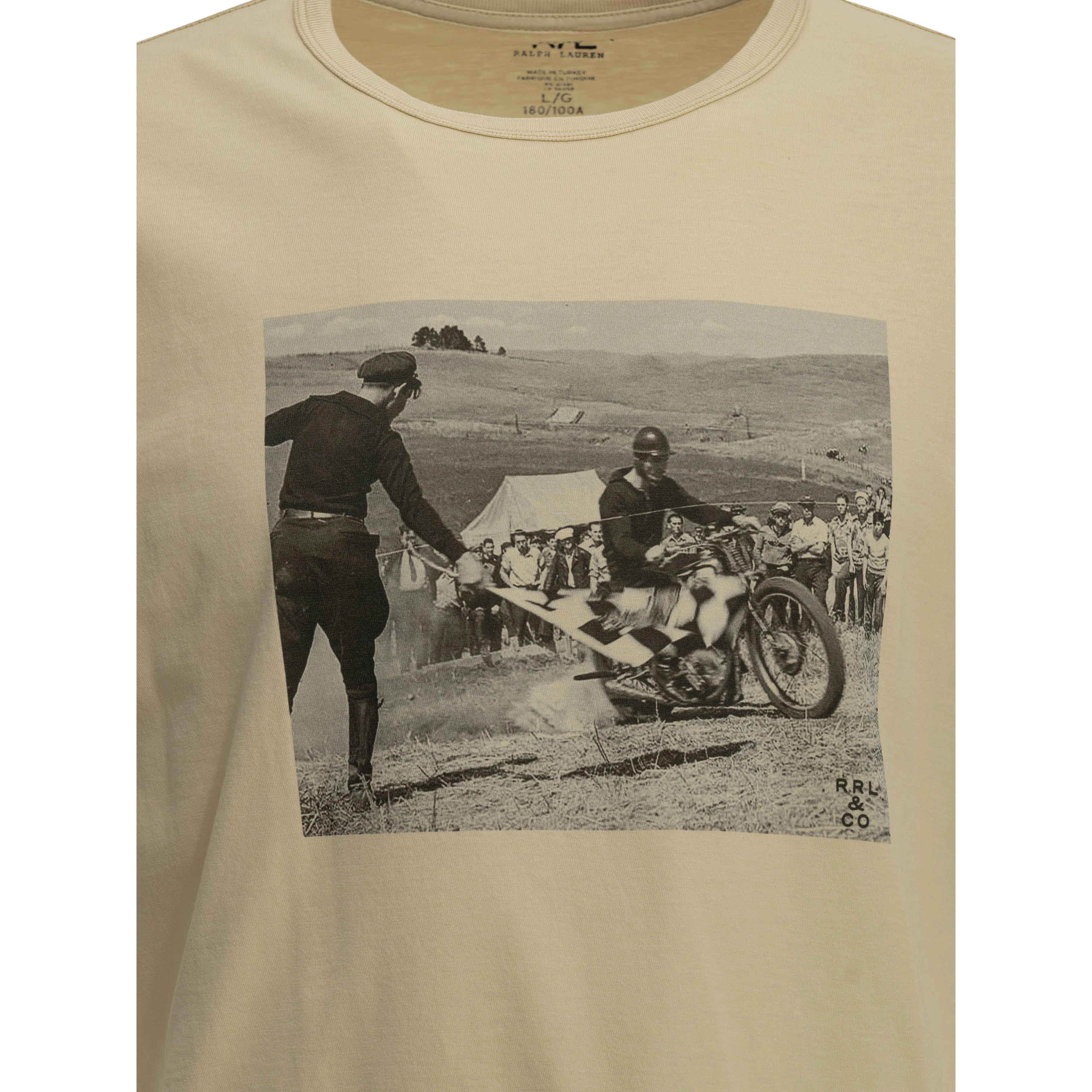 Printed crew-neck T-shirt