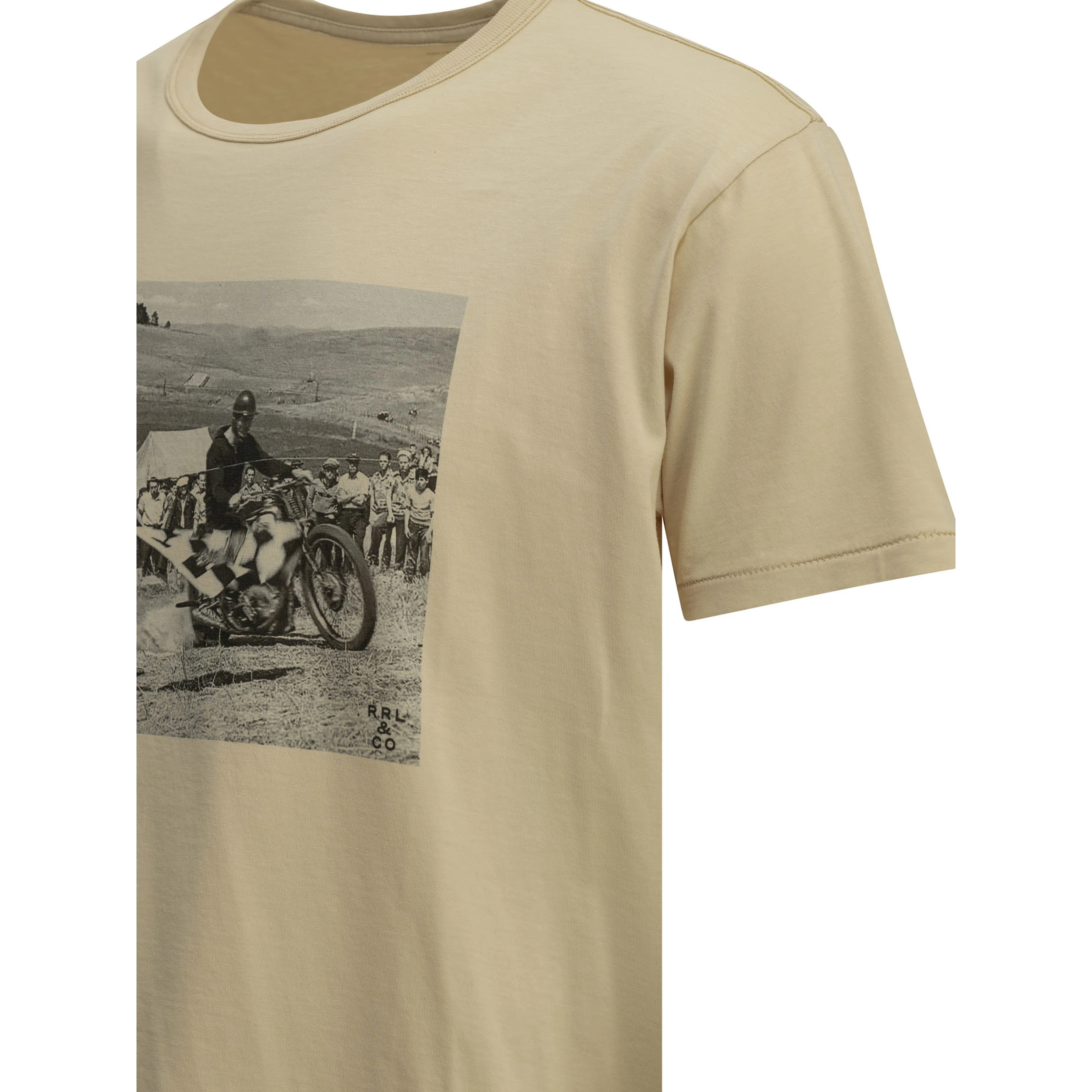 Printed crew-neck T-shirt