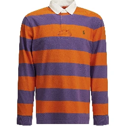 "Rugby" Button-Down Polo Shirt