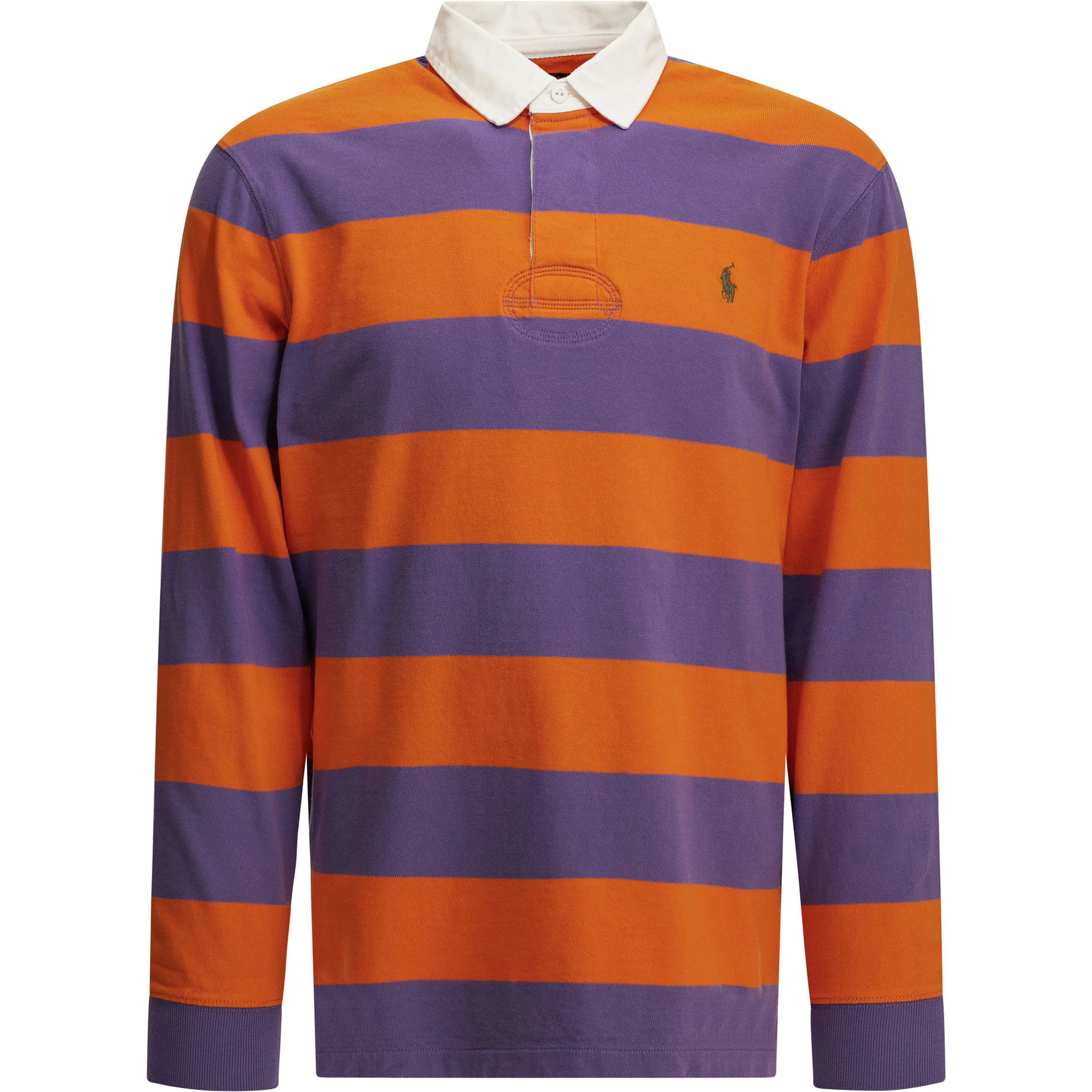 "Rugby" Button-Down Polo Shirt