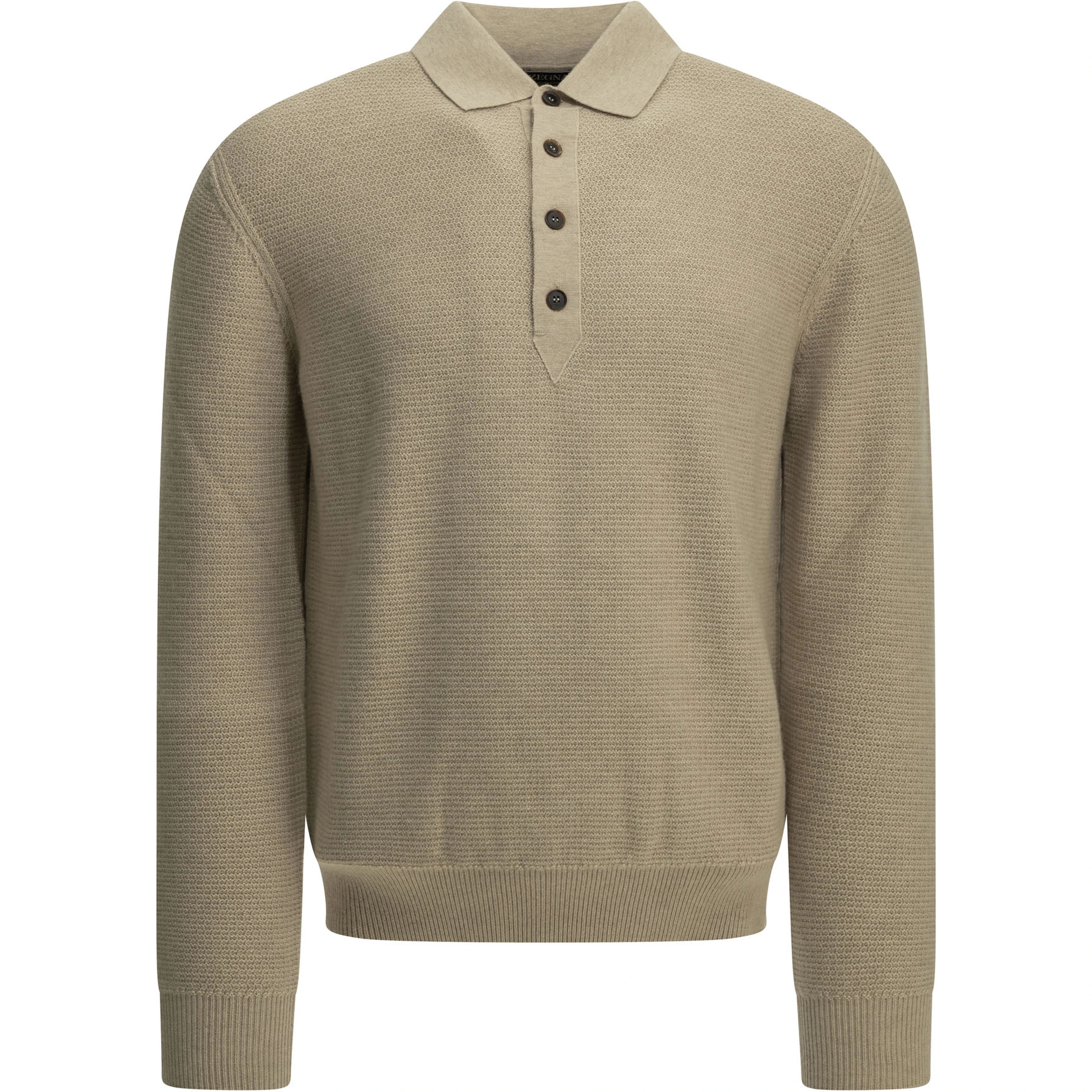 Cashmere polo sweater