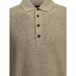 Cashmere polo sweater
